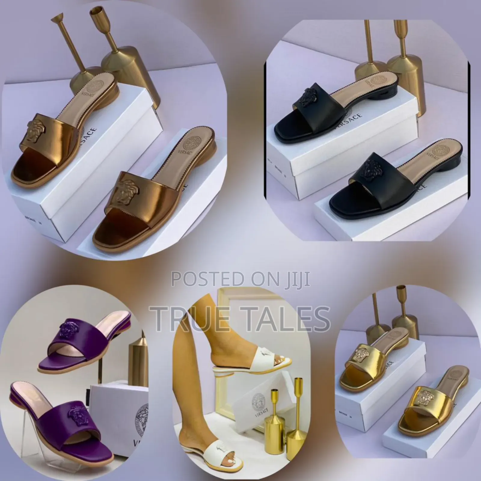Versace Luxury Flat Slippers Sizes 37 to 43