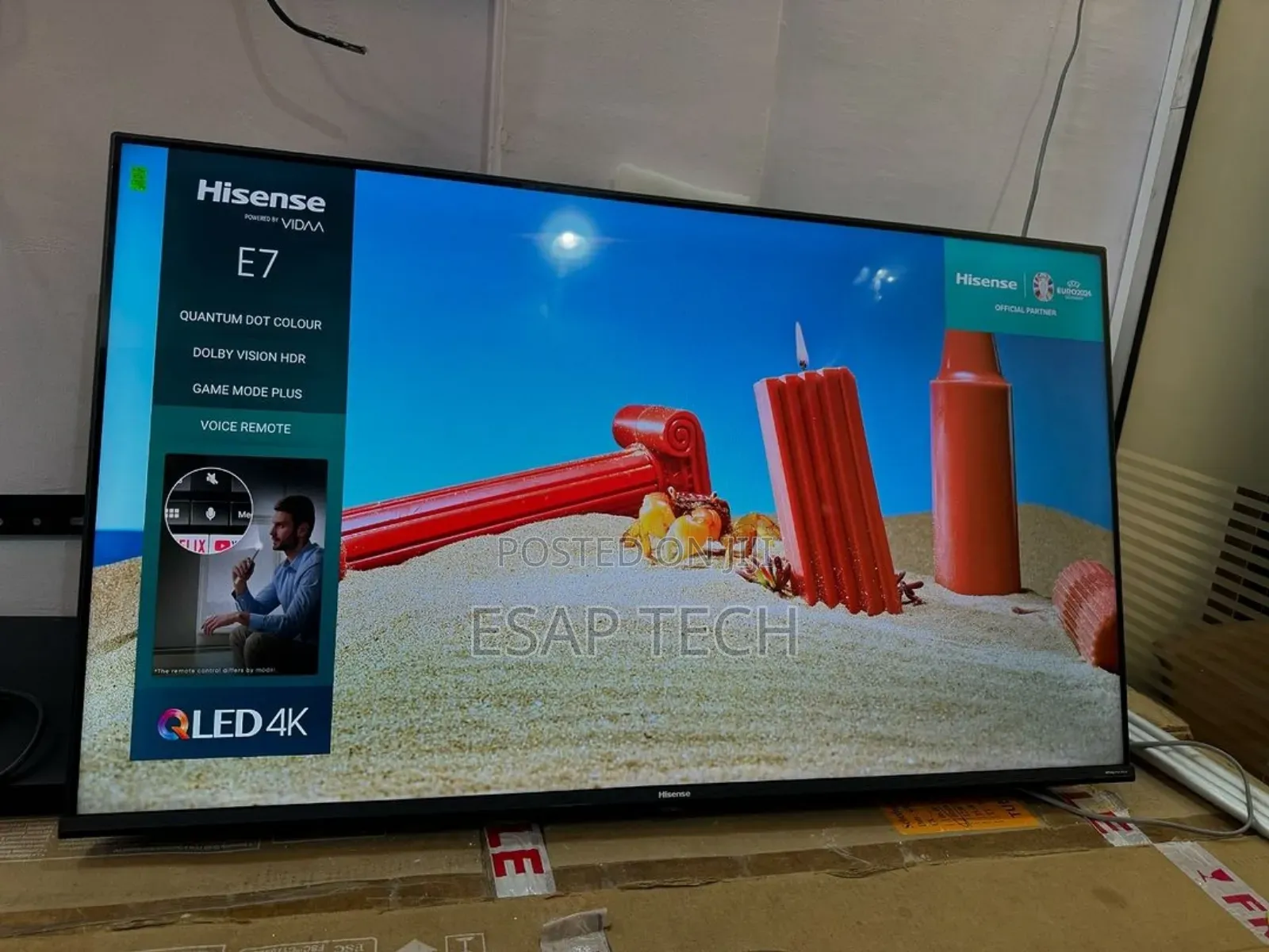 Hisense Smart TV 4khdr QLED 43inches