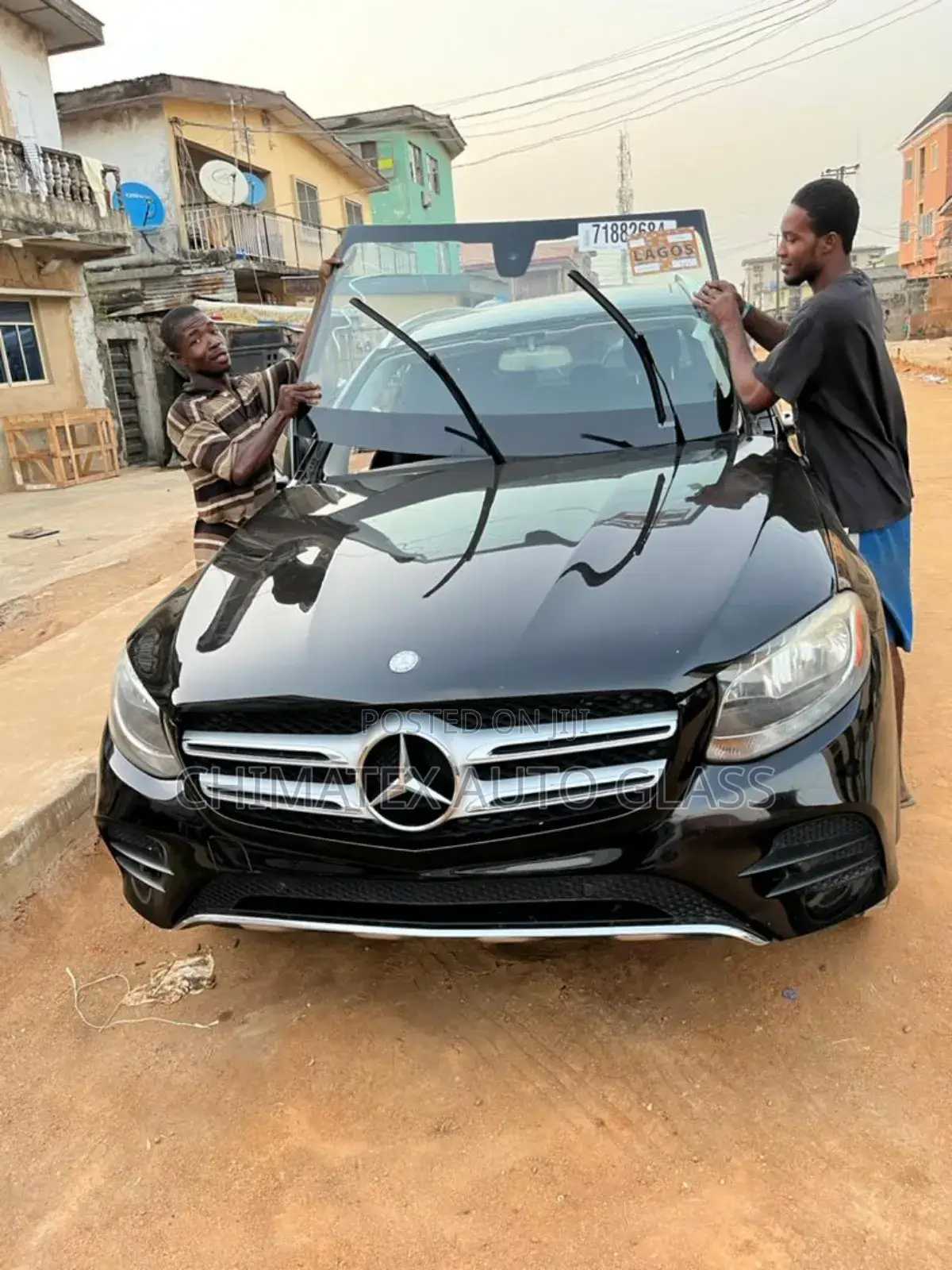 Mercedes Glc300 2016 Windscreen Installation, We Deliver