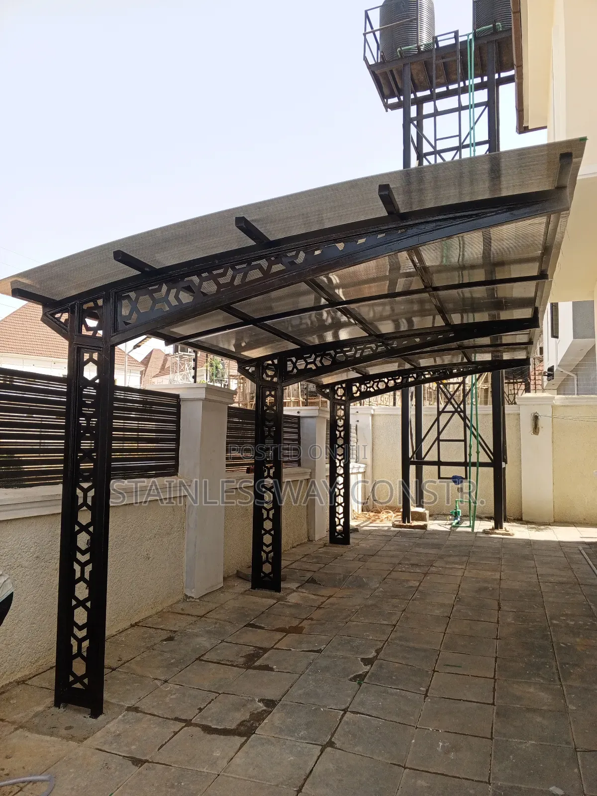 Carport With Skylight/Lasercut