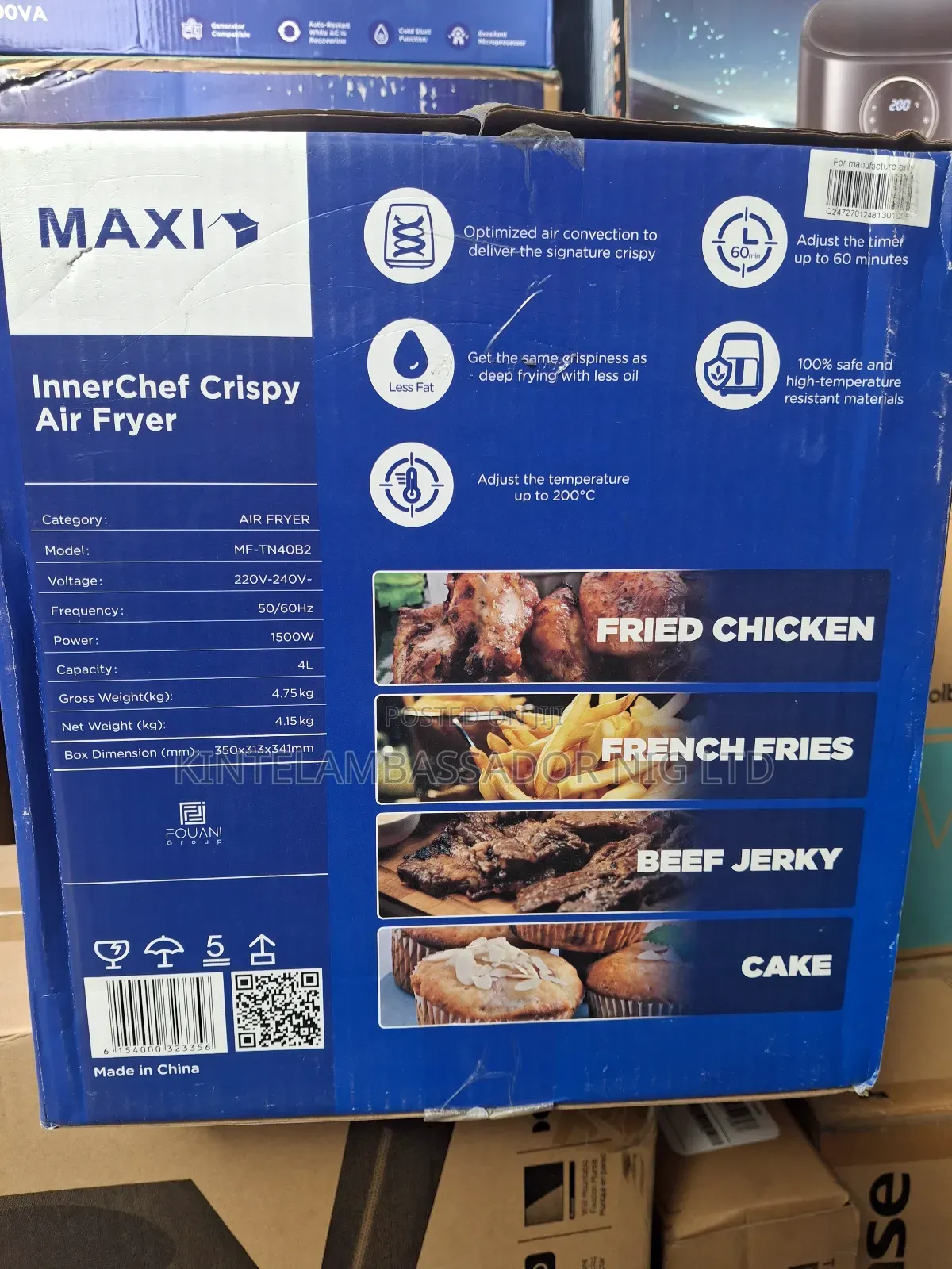 Maxi Air Fryer - MF-TN40B2 -4litres