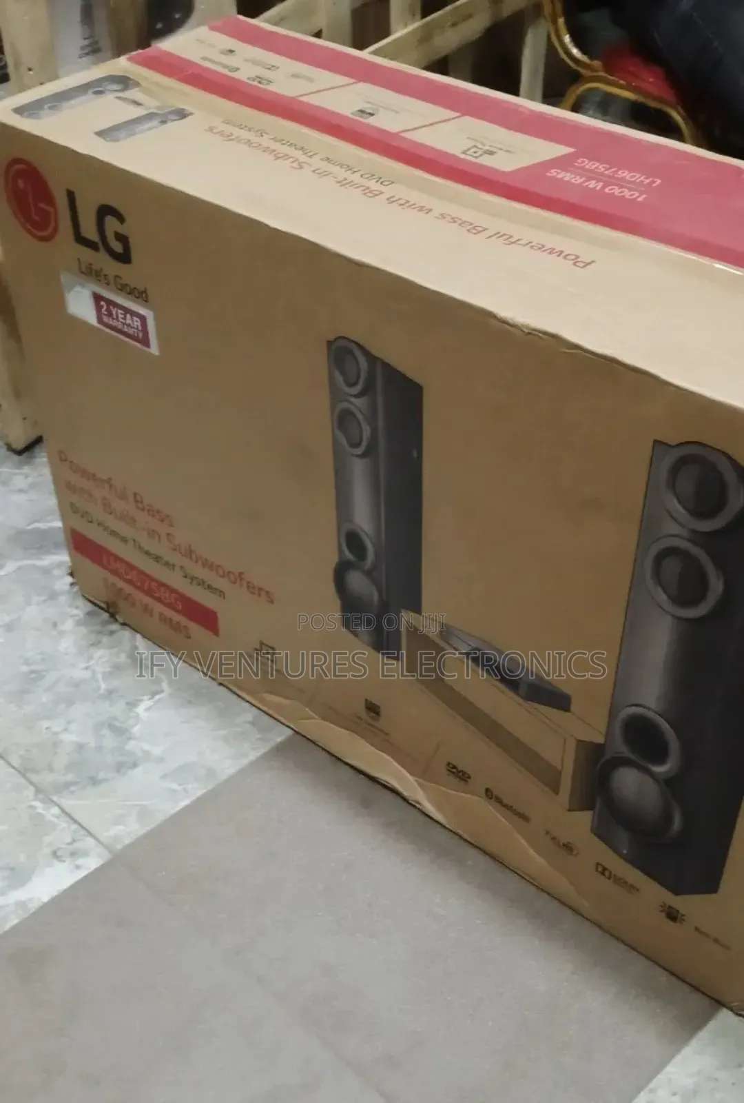 1000w LG DVD Home Theater With Powerful Sound