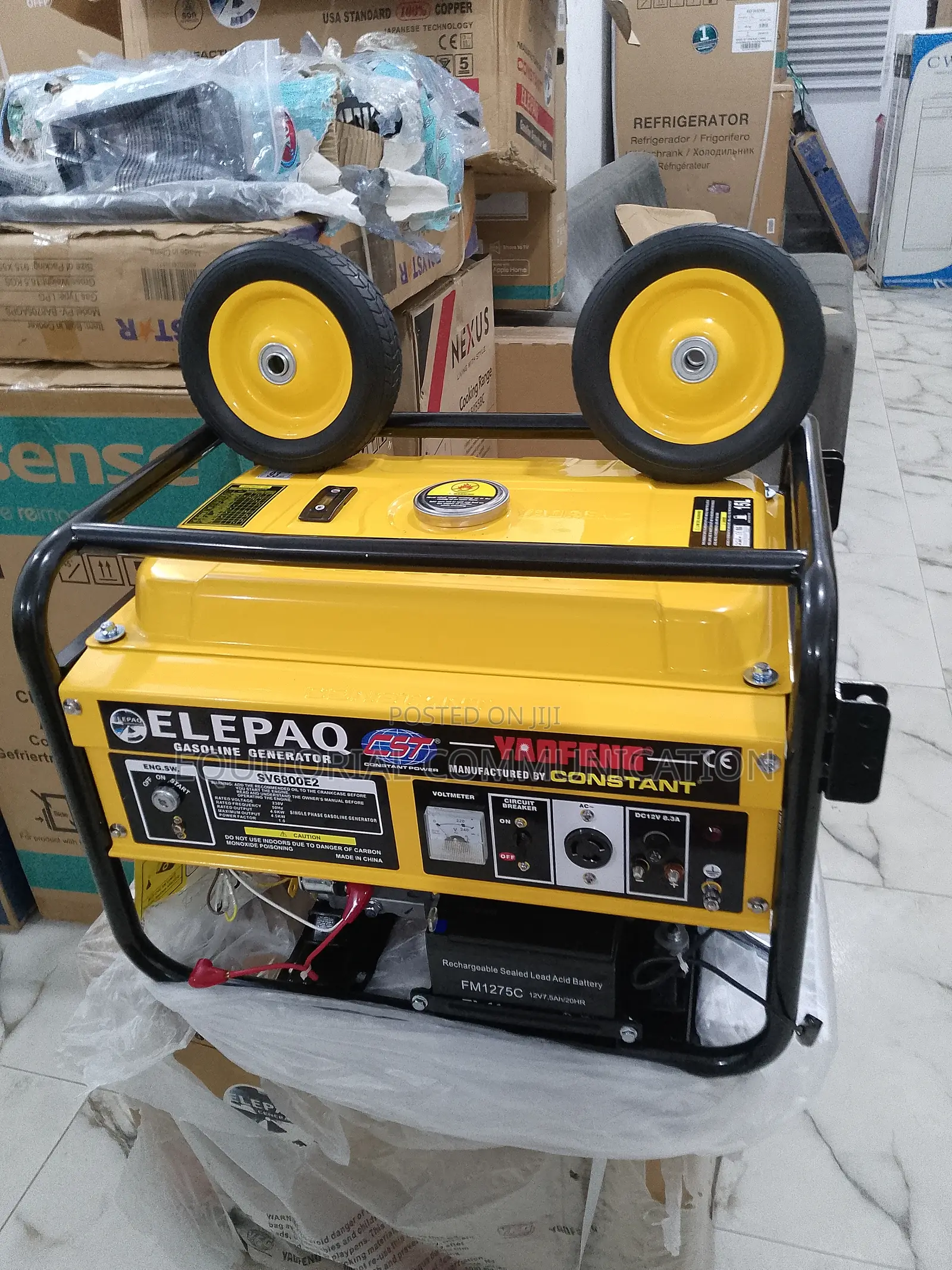 Elepaq 4.5kva Constant Generator- Manual Recoil Start