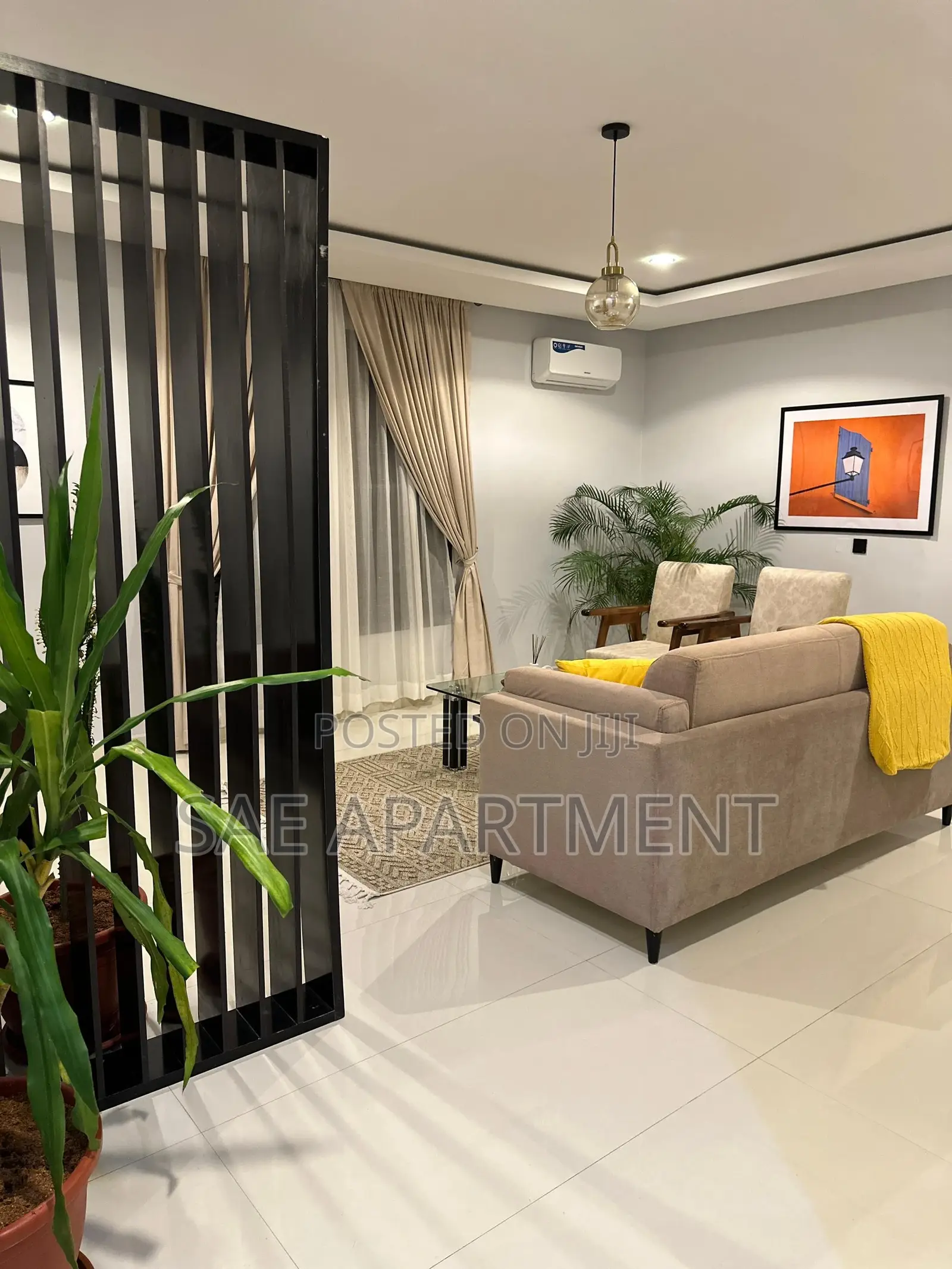 Beige One Bedroom Apartment, Wuse 2 Abuja