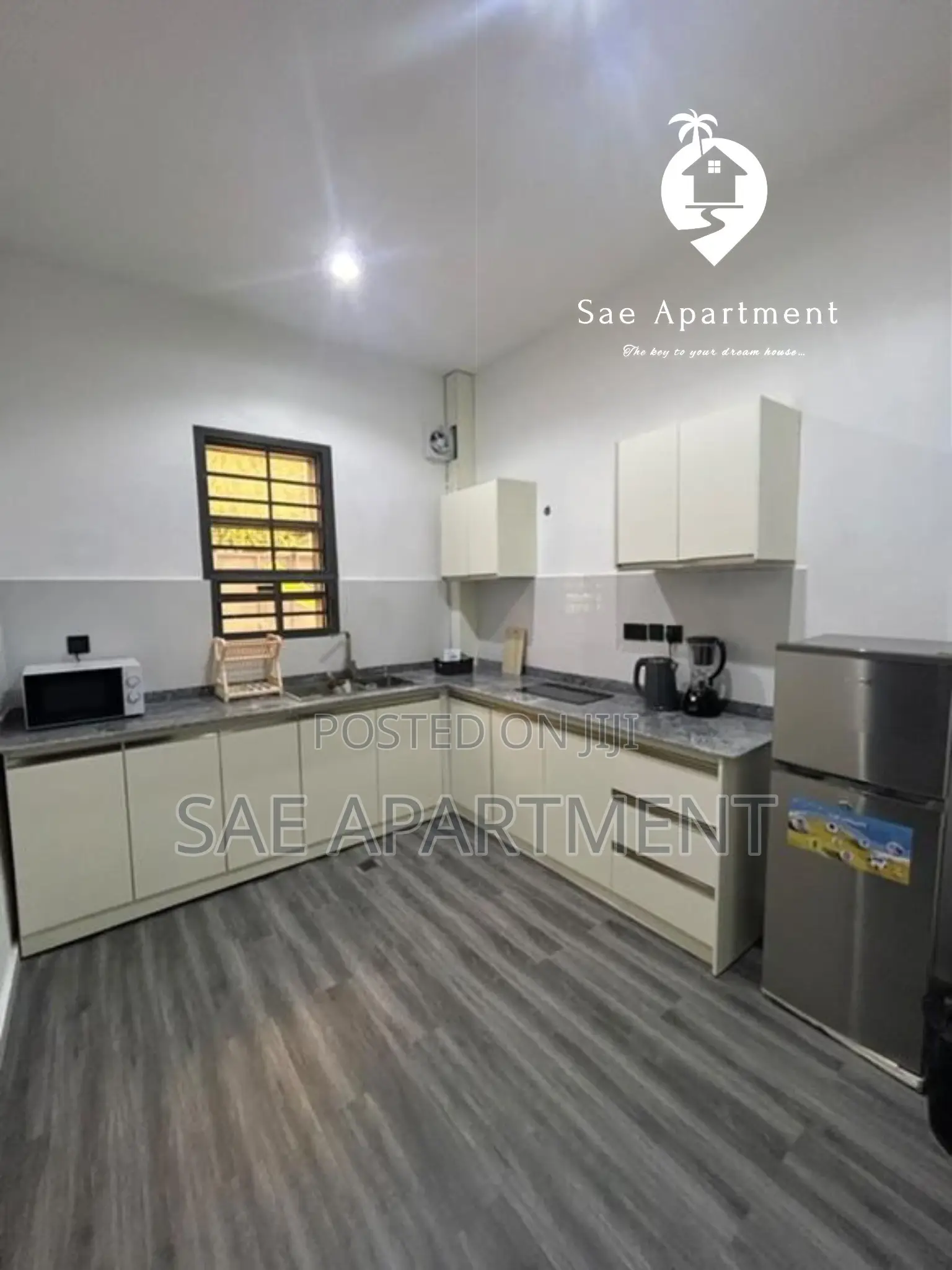Beige One Bedroom Apartment, Wuse 2 Abuja