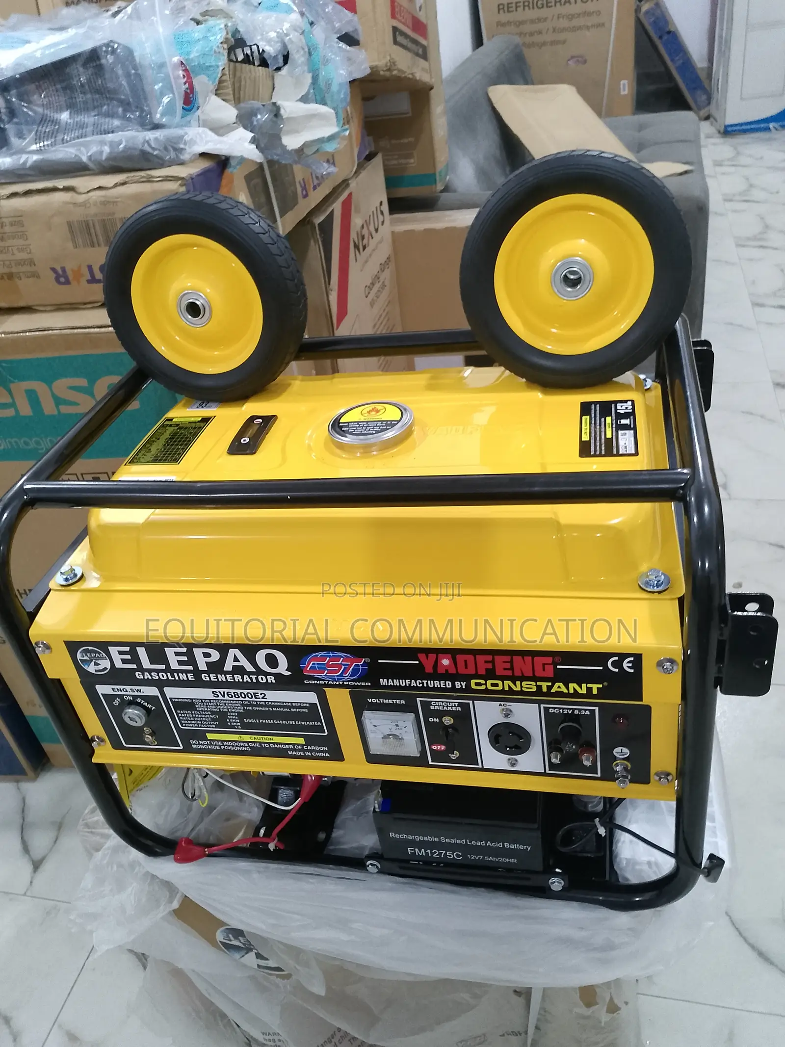 Elepaq 4.5kva Constant Generator With High Fuel Efficiency