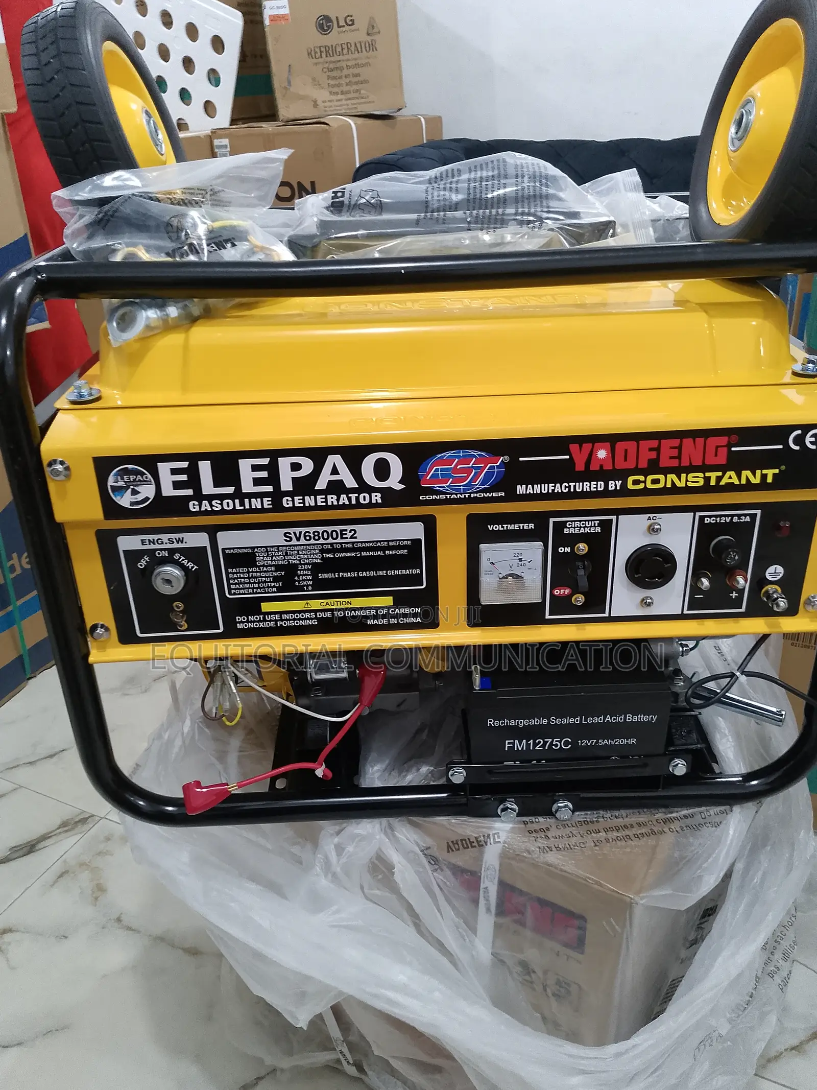 Elepaq Ergonomic Design 4.5kva Constant Generator
