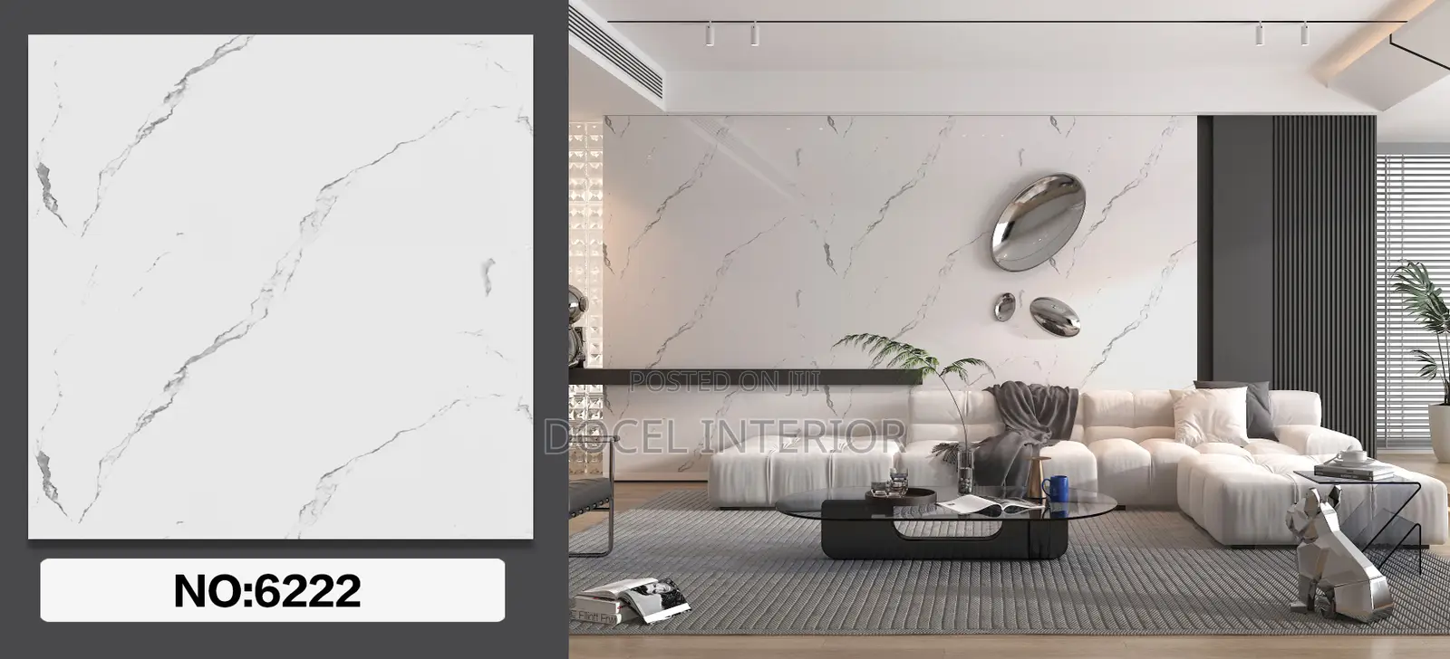 Marble Sheet Foam Sticker