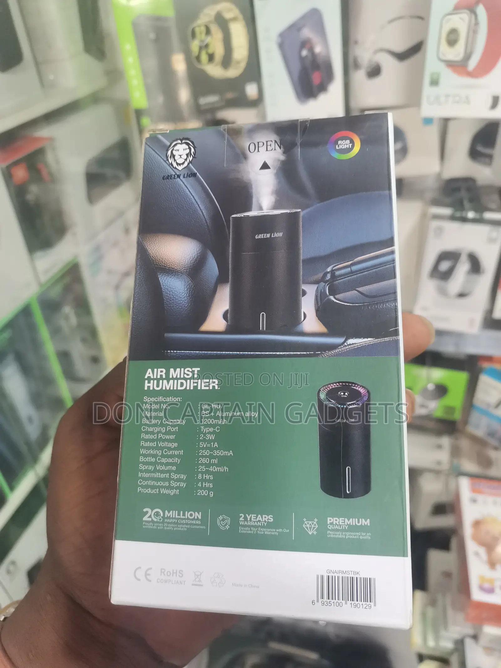 Green Lion Air Mist Humidifier 260ML