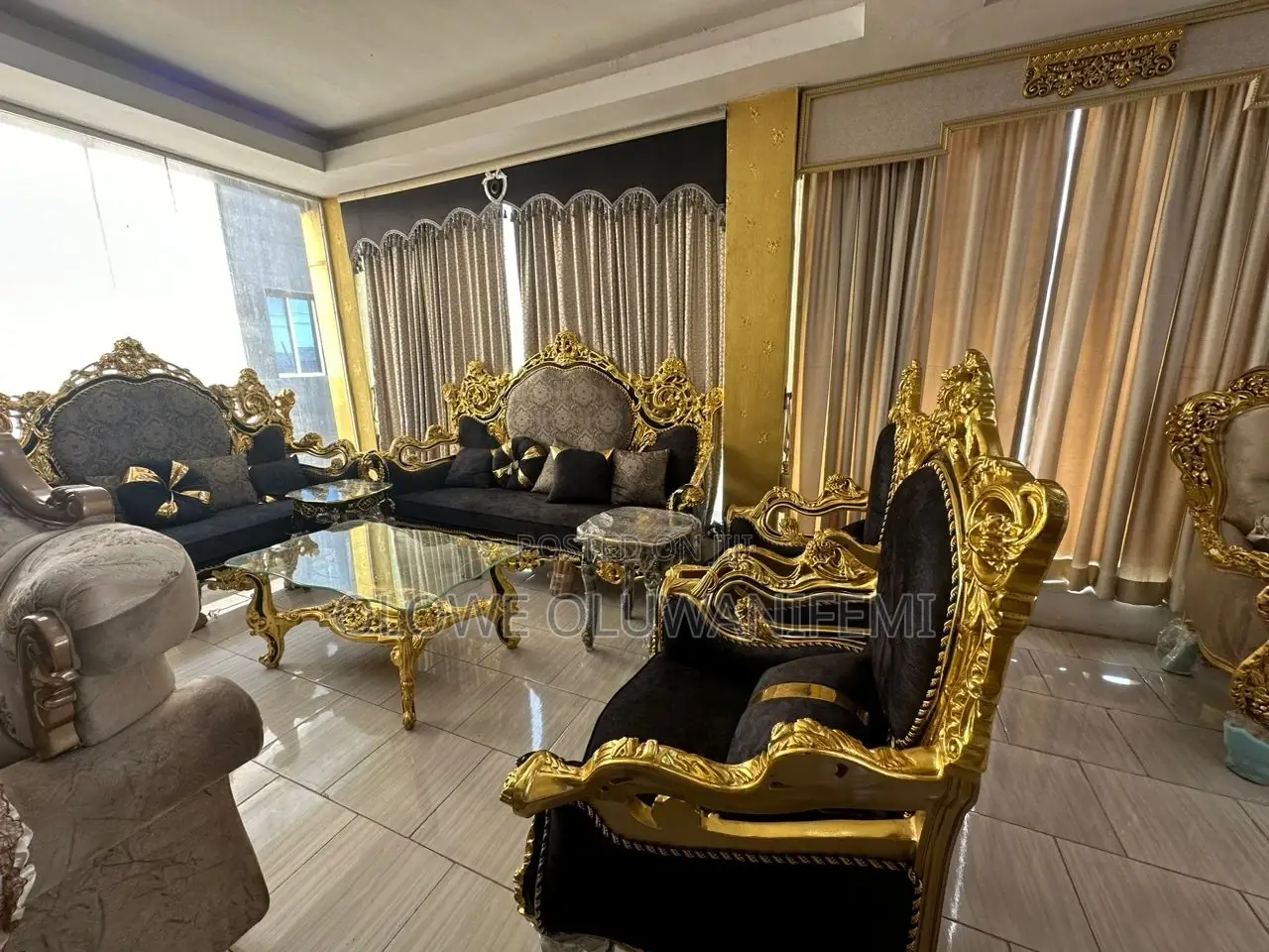 Luxury 8 Seaters Egyptian Royal Imported Sofa Chair