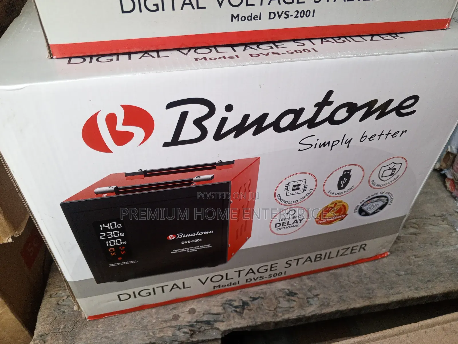 Binatone Digital Voltage Stabilizer 5000va DVS-5001