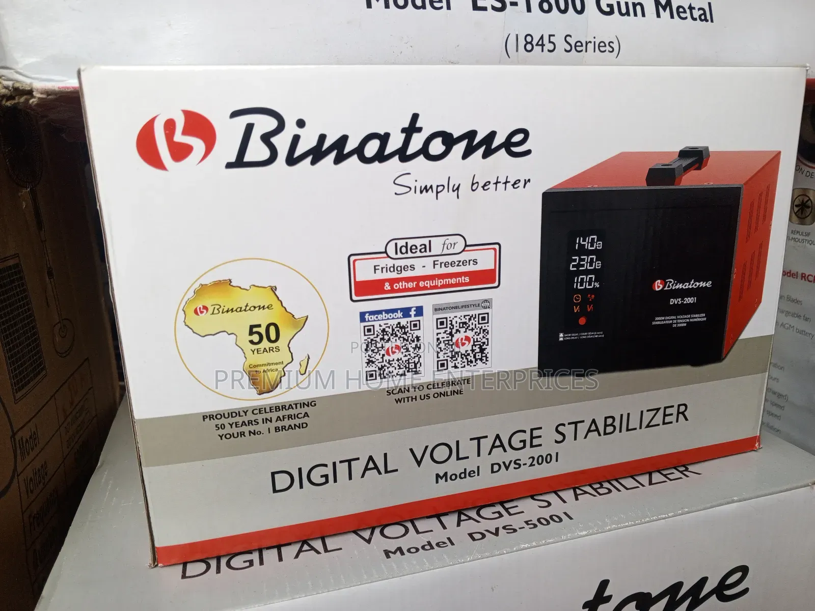 Binatone Digital Voltage Stabilizer 2000 Watts DVS-2001