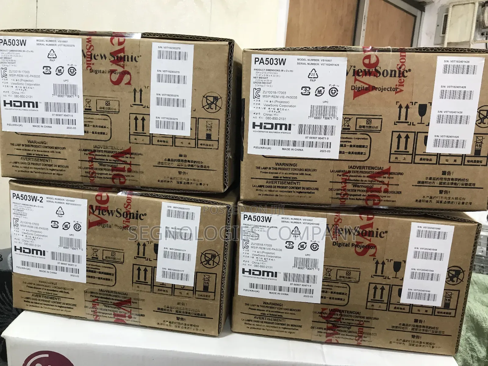 Viewsonic Pa503w-2 4000 Lumens High Brightness Projector