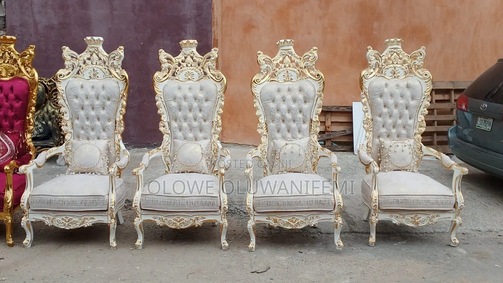 Throne Chair, King and Queen Royal Chair