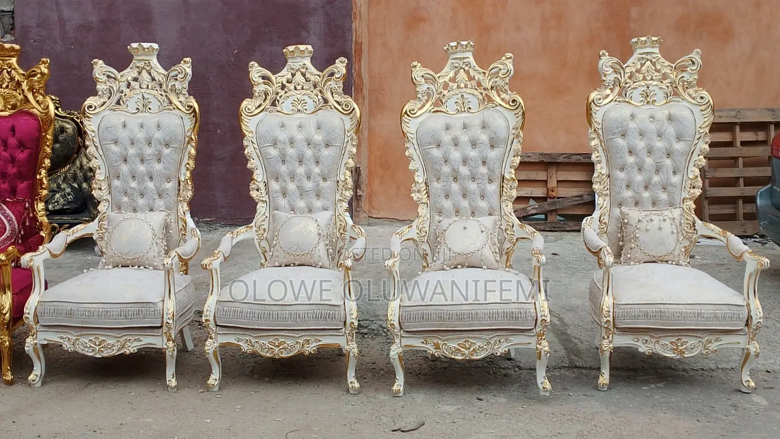 Throne Chair, King and Queen Royal Chair