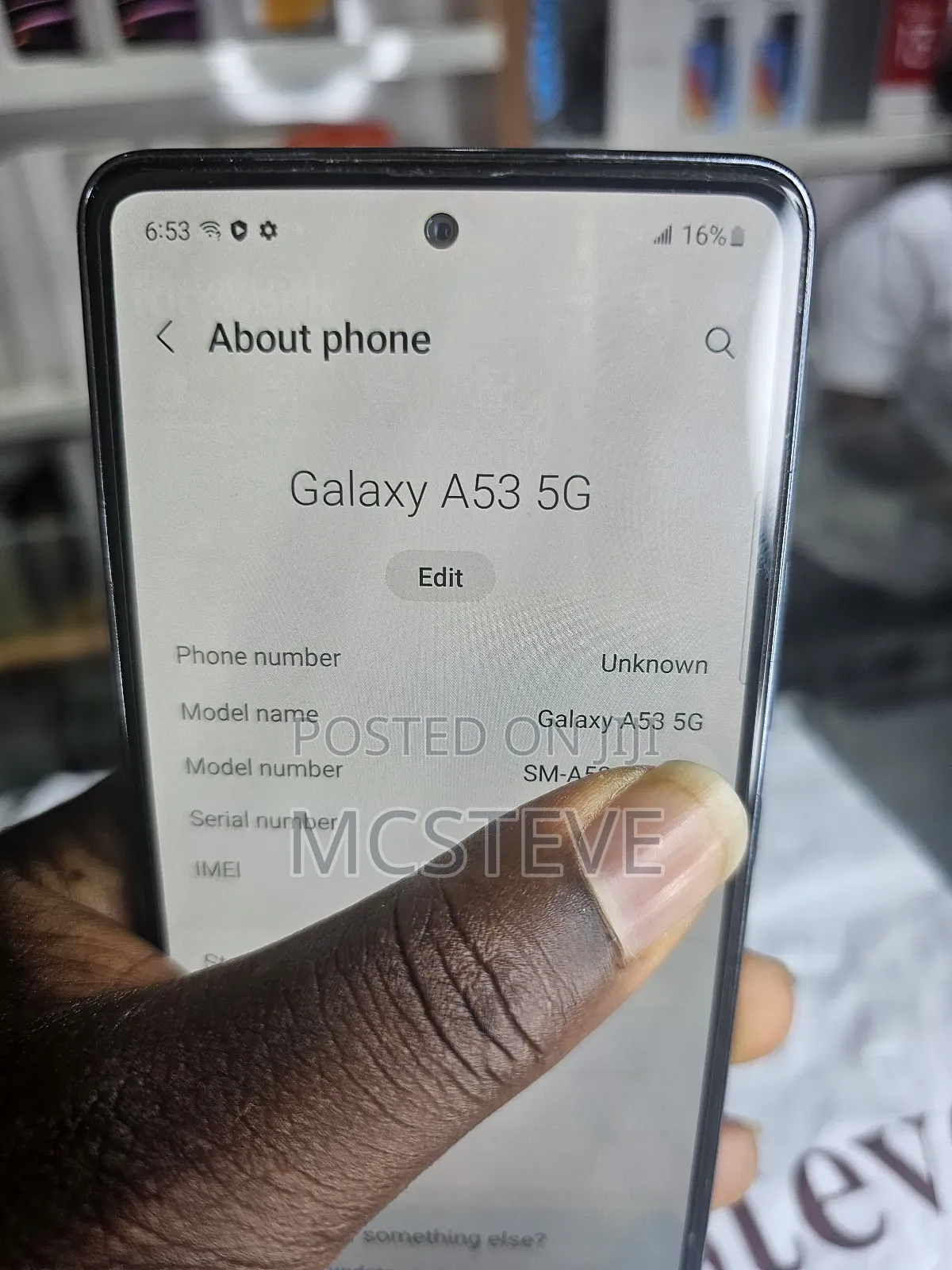 Samsung Galaxy A53 5G 128 GB Black
