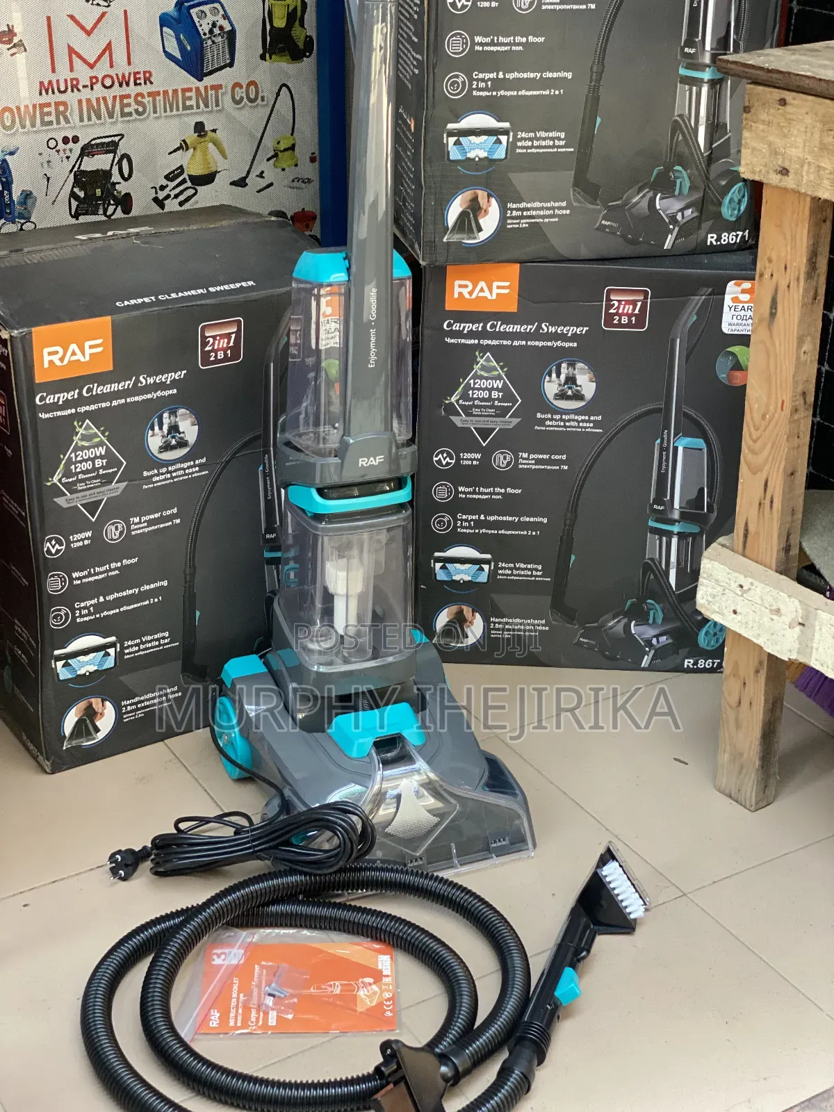 Raf Electric Carpet and Upholstery Cleaner