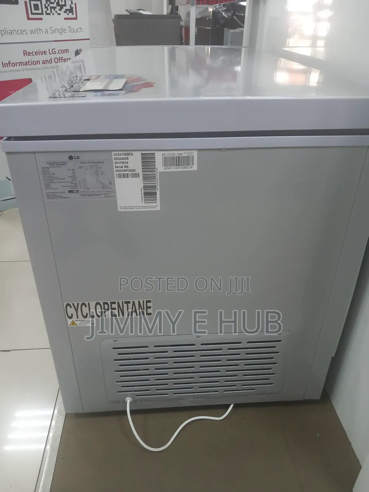 LG Gcs415gqfg 345L Chest Freezer