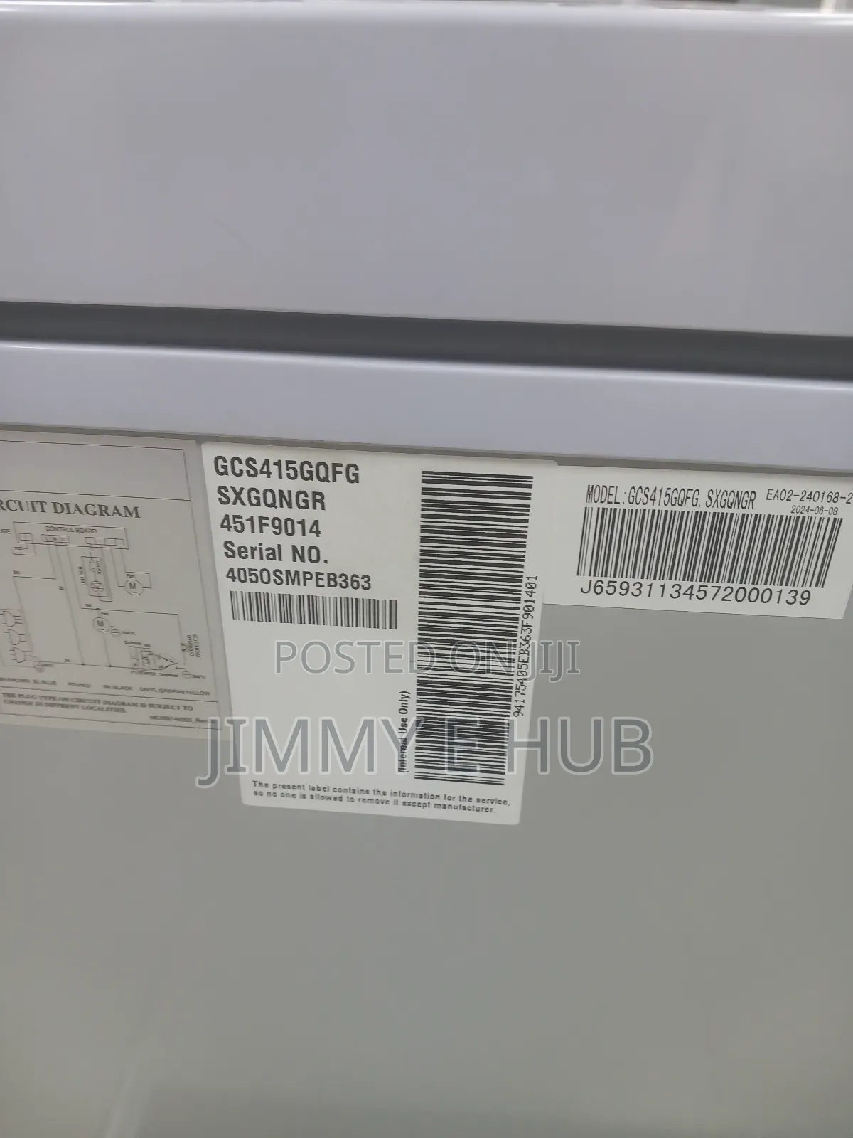 LG Gcs415gqfg 345L Chest Freezer