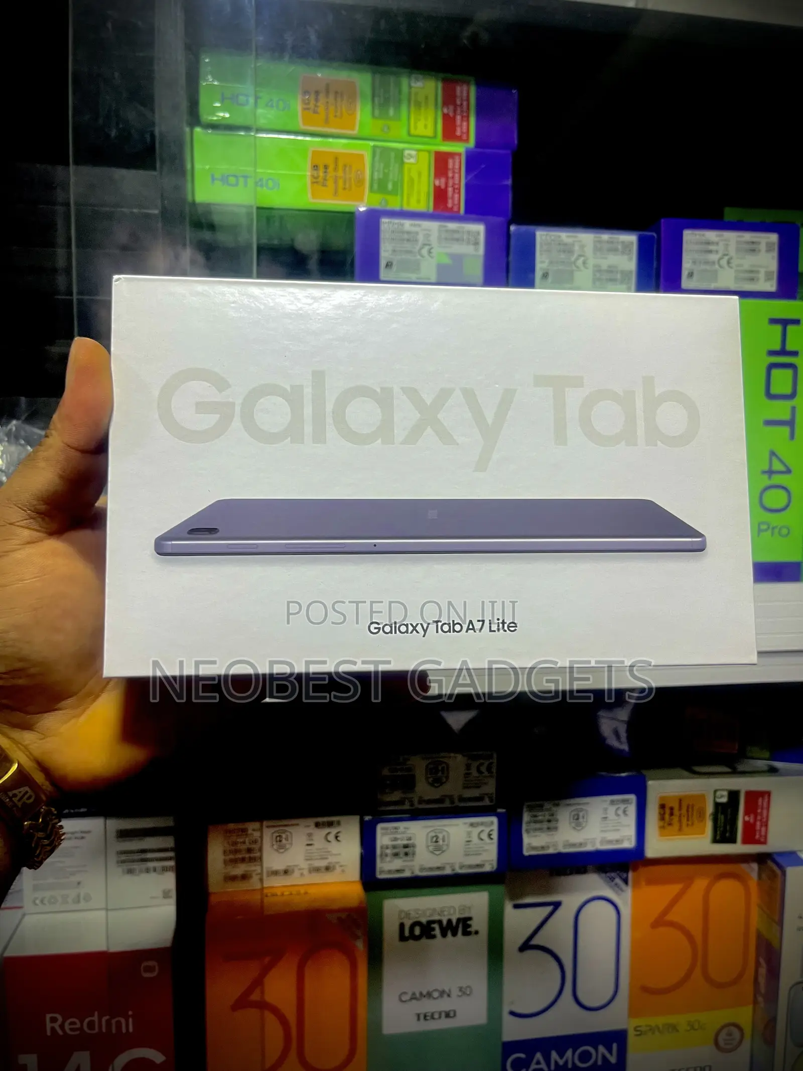 New Samsung Galaxy Tab A7 Lite 64 GB Gray