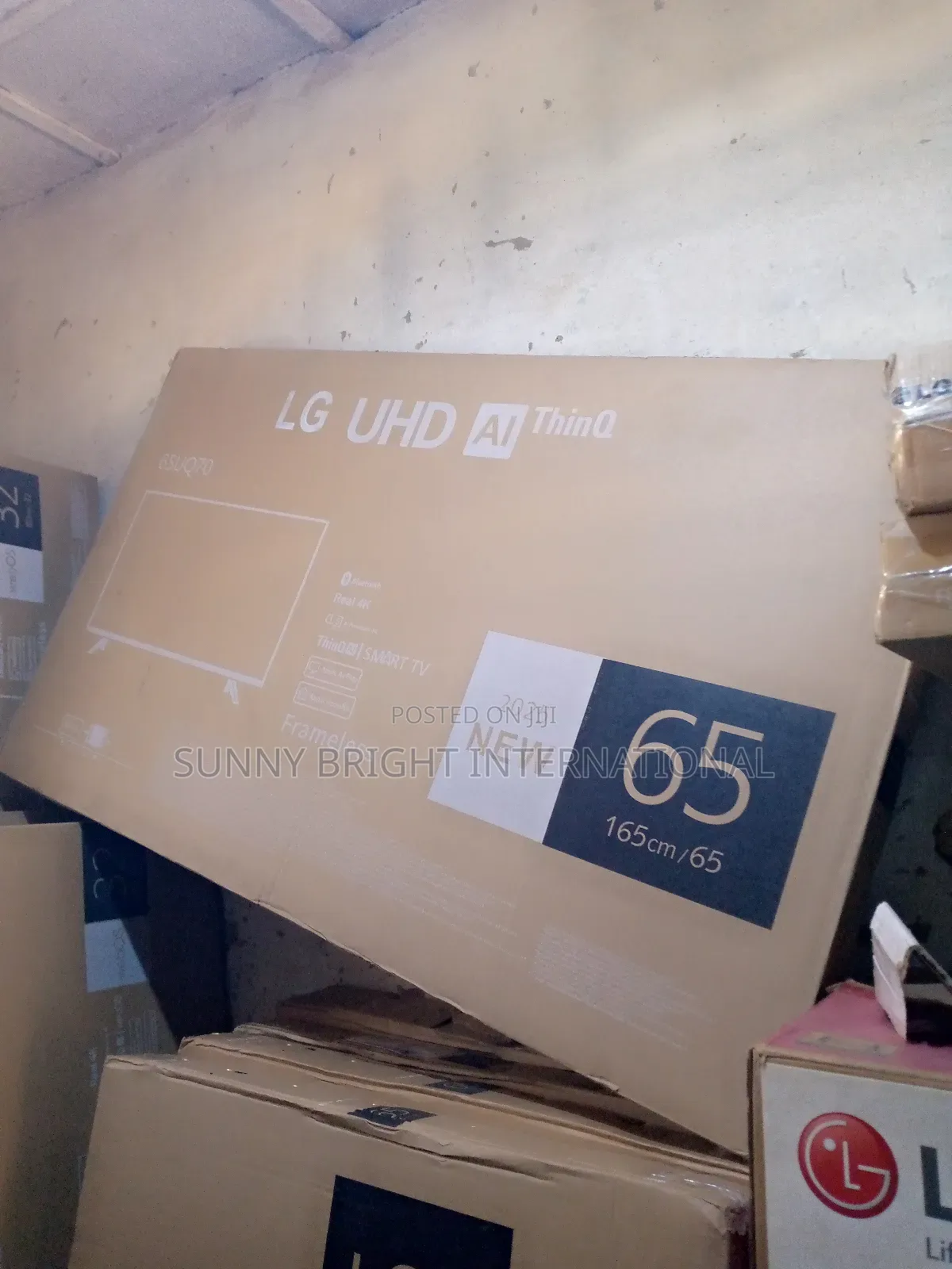 LG Start Tv 65inches With Two Years Warranty.