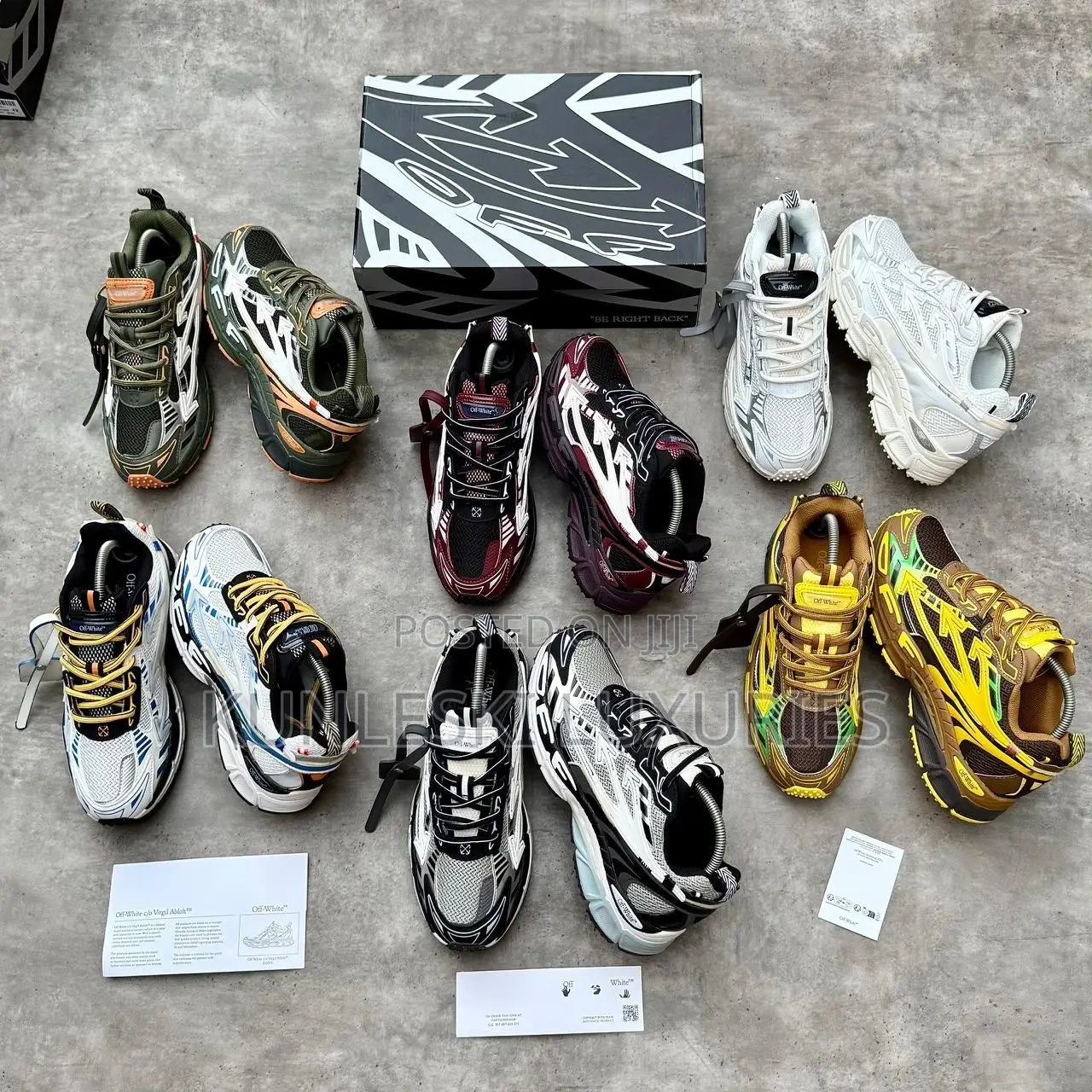 Off__white Be Right Back New York Sneakers Collections