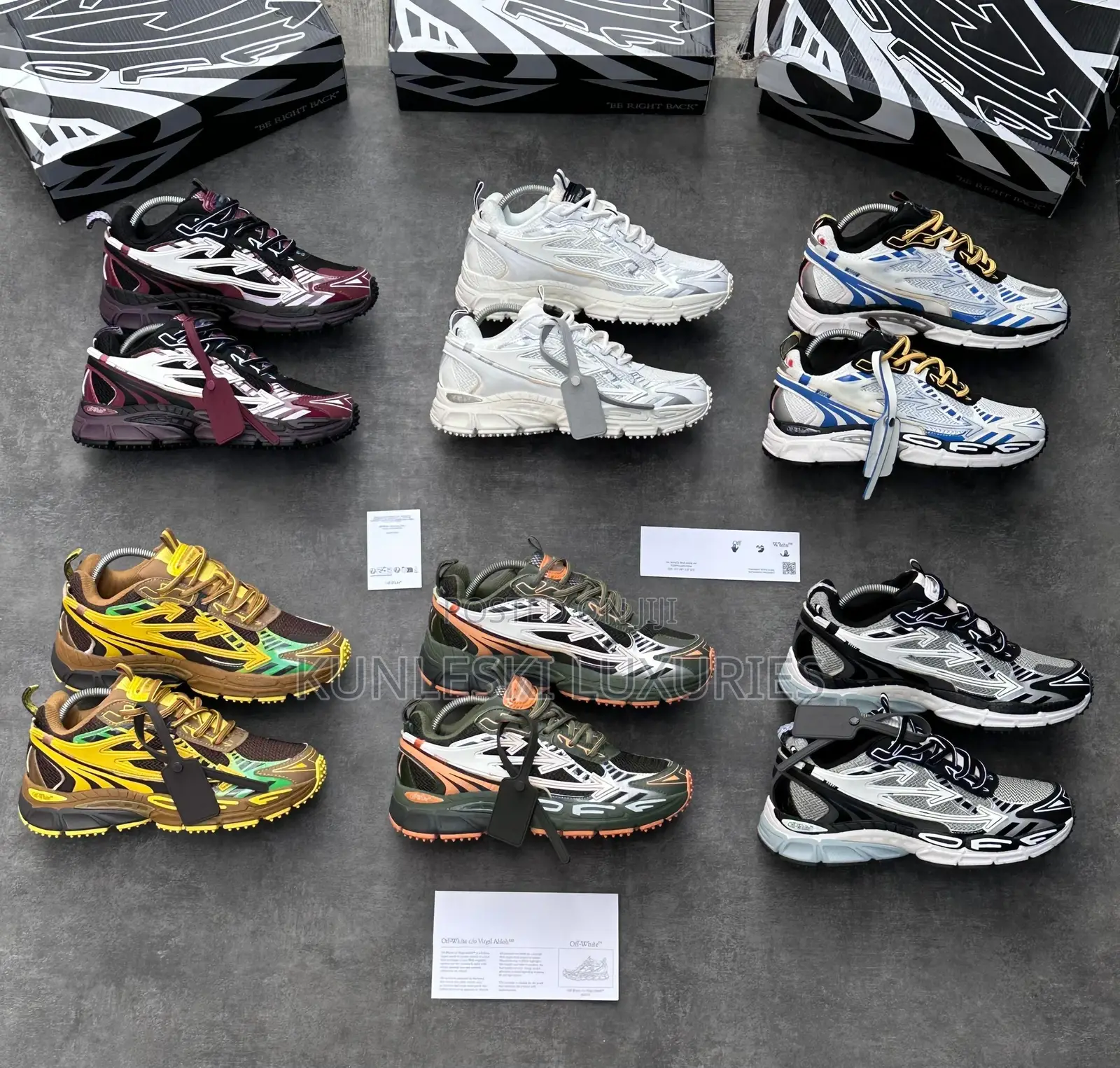 Off__white Be Right Back New York Sneakers Collections