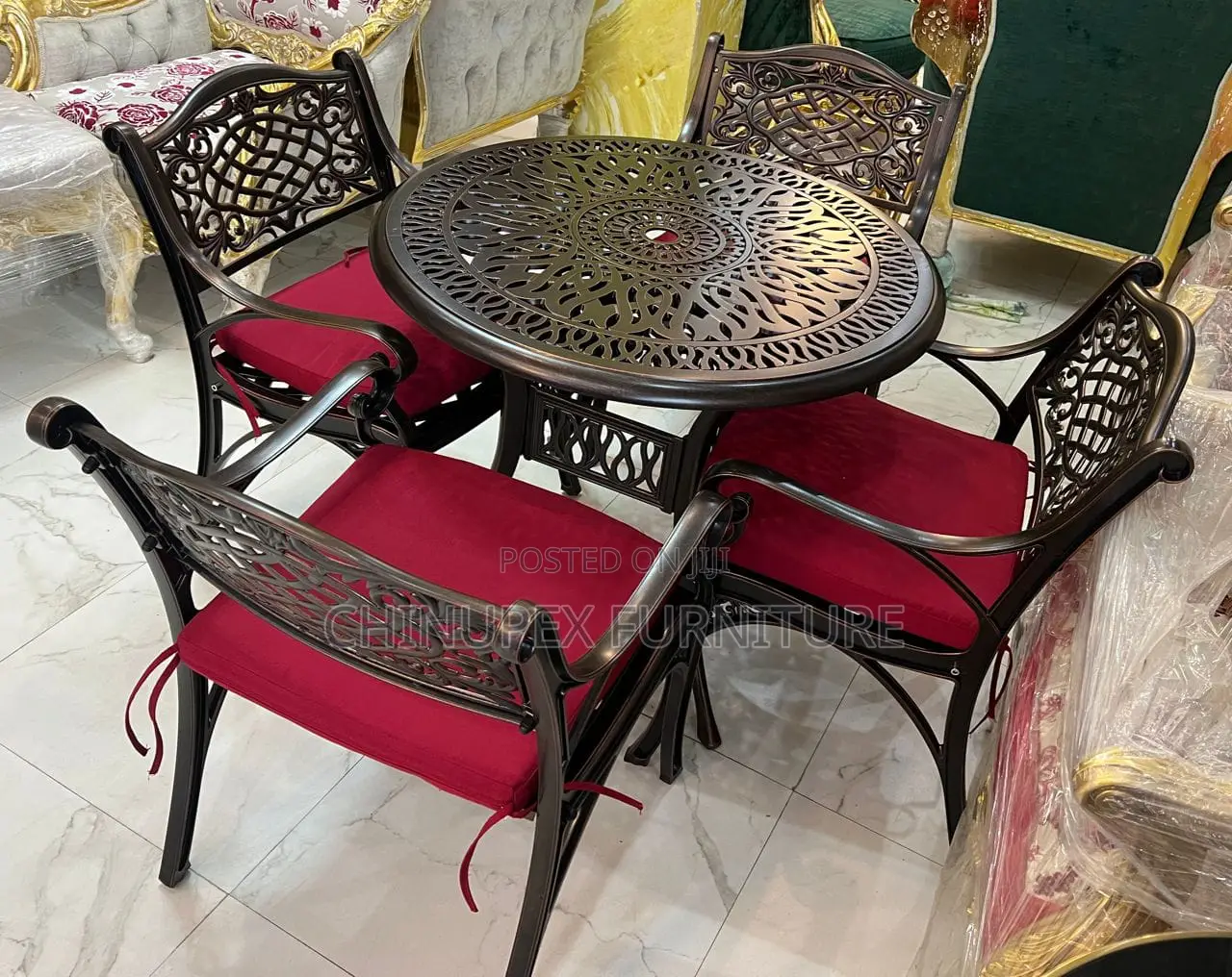 Iron Cast Outdoor/Eatery/Garden Chairs and Table