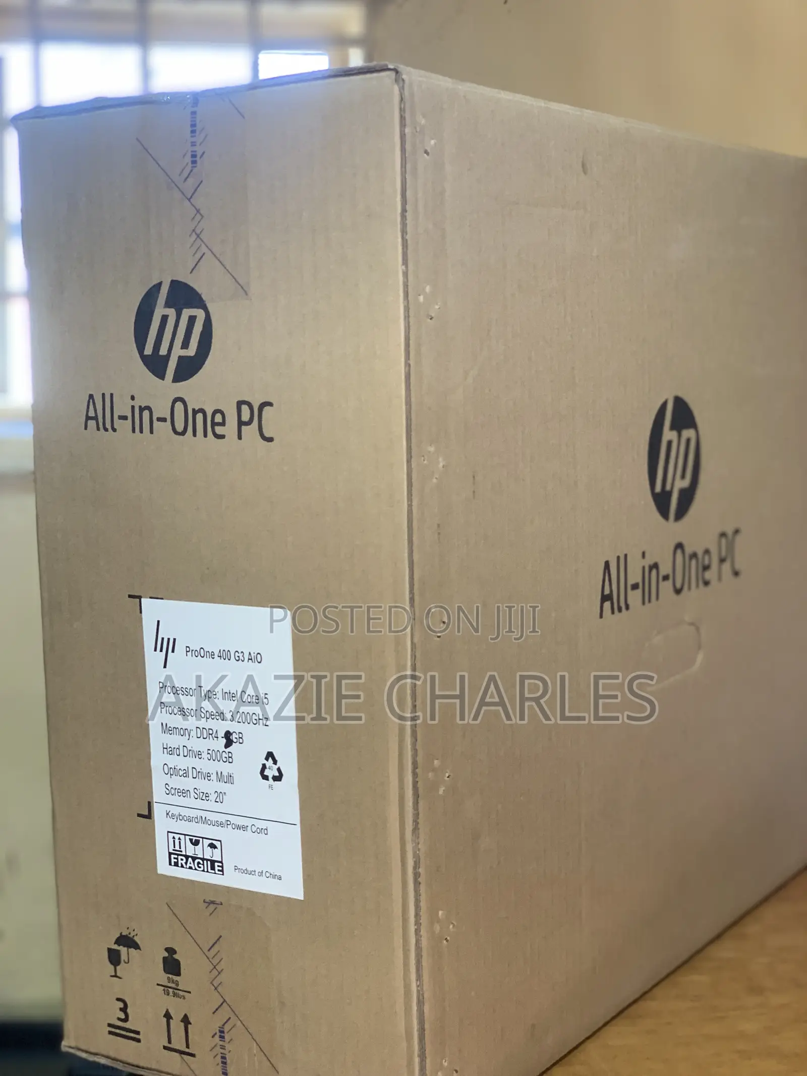 New Desktop Computer HP ProOne 400 G3 8GB Intel Core I3 HDD 1T
