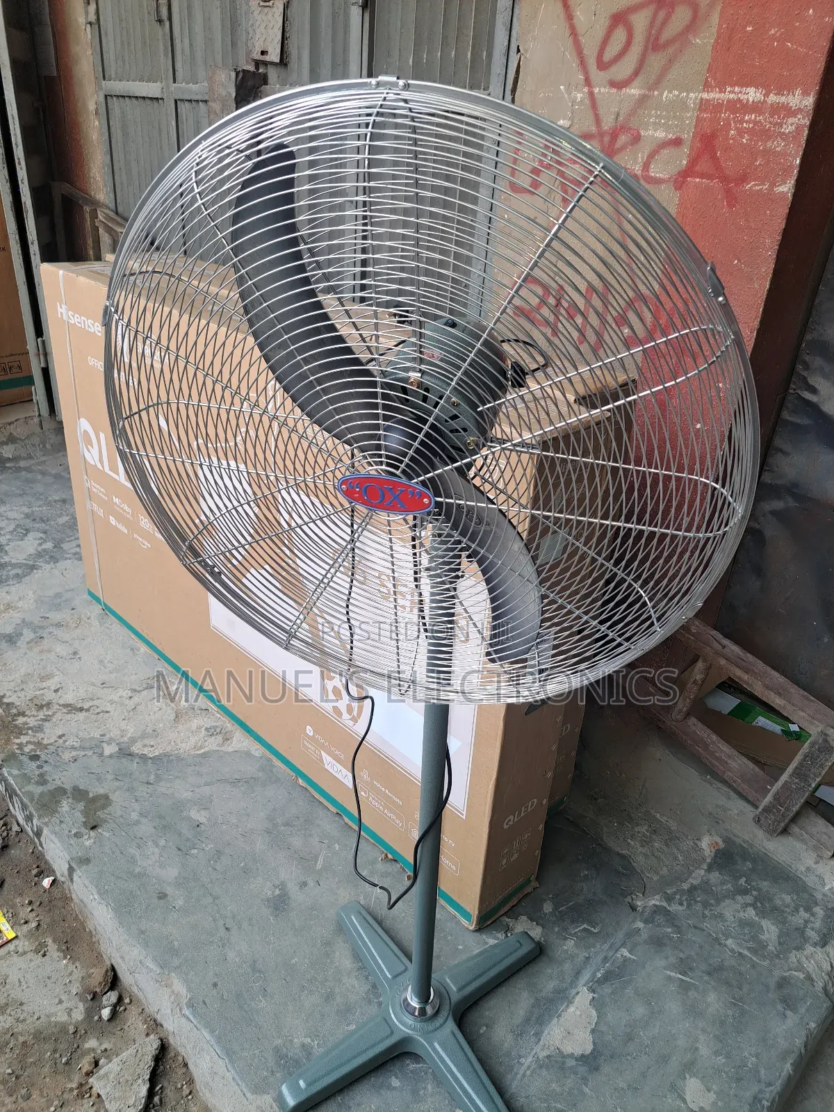 Standing Fan OX 26inch Industrial Copper Coil
