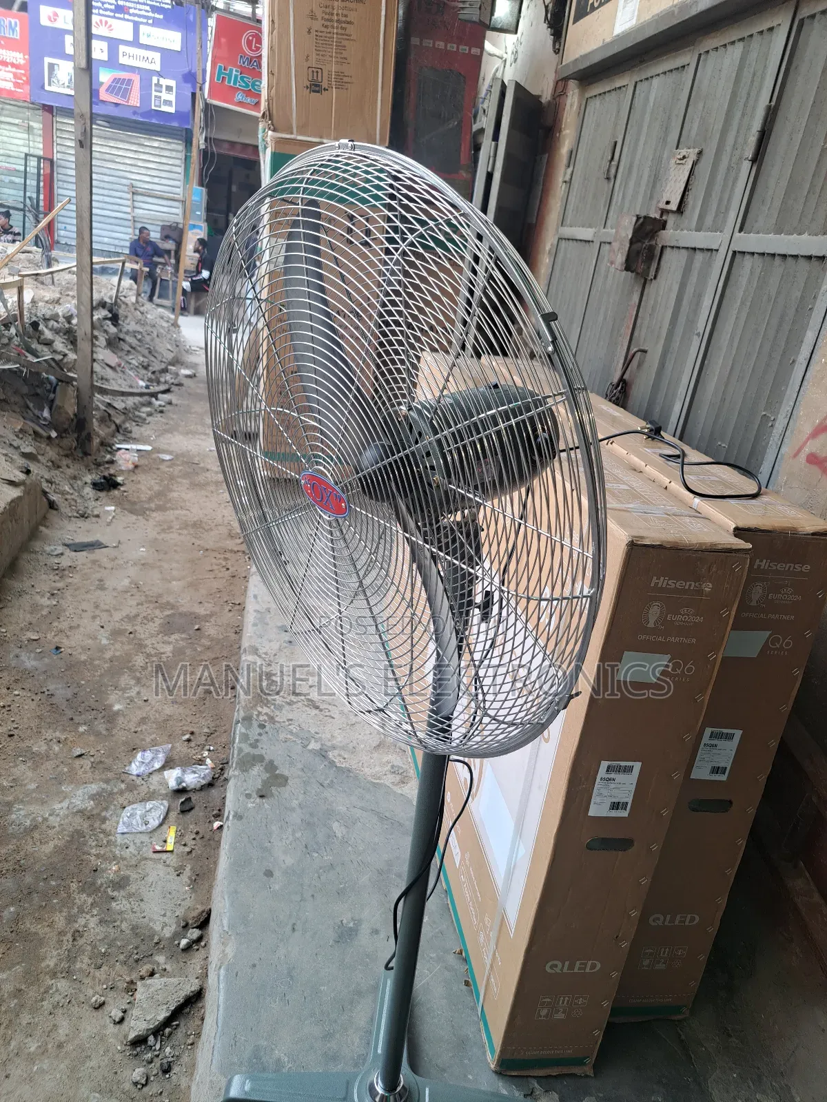 OX Industrial Standing Fan 26" Copper Coil