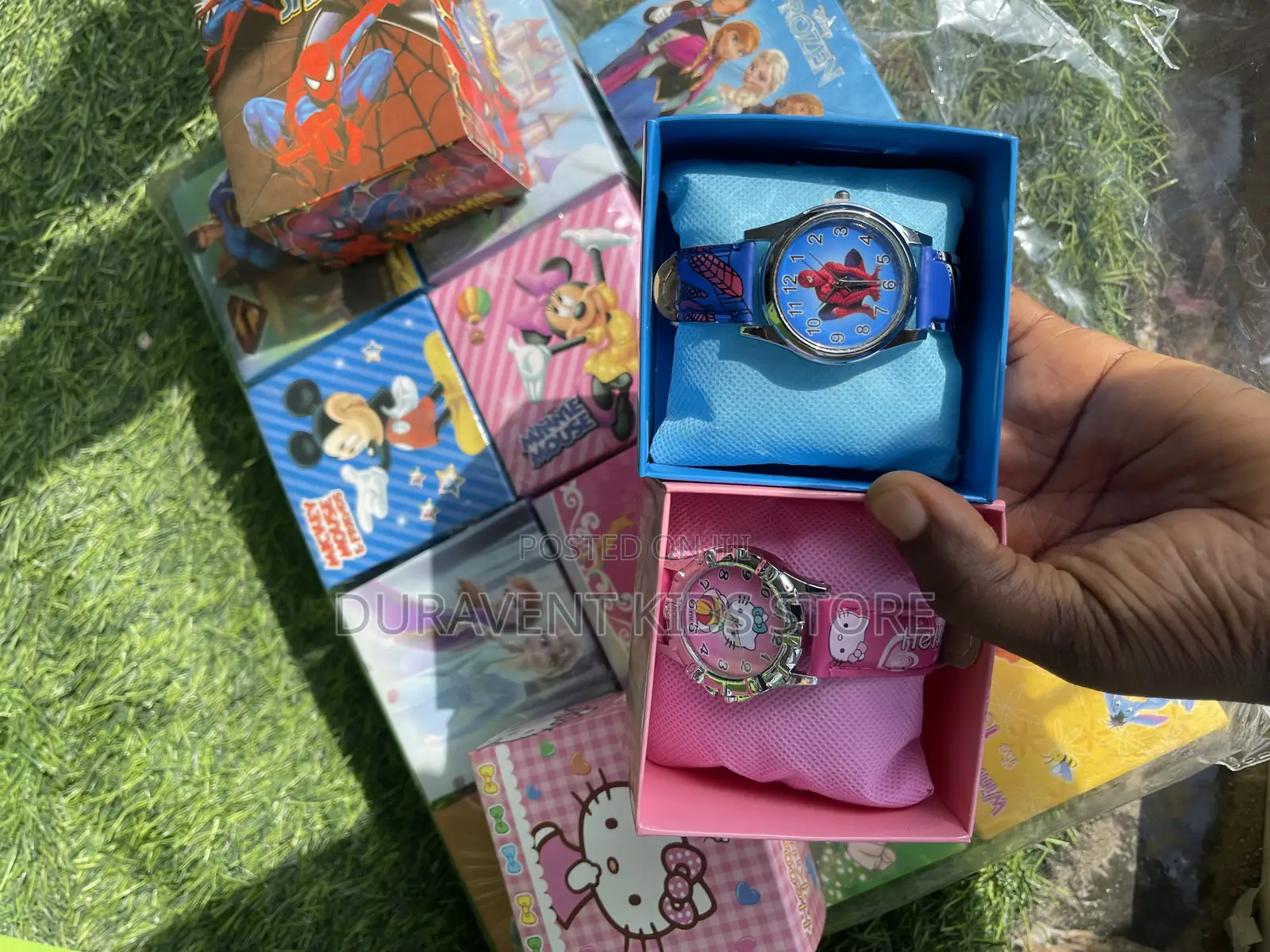 Kids Boxed Leather Character Wristwatch