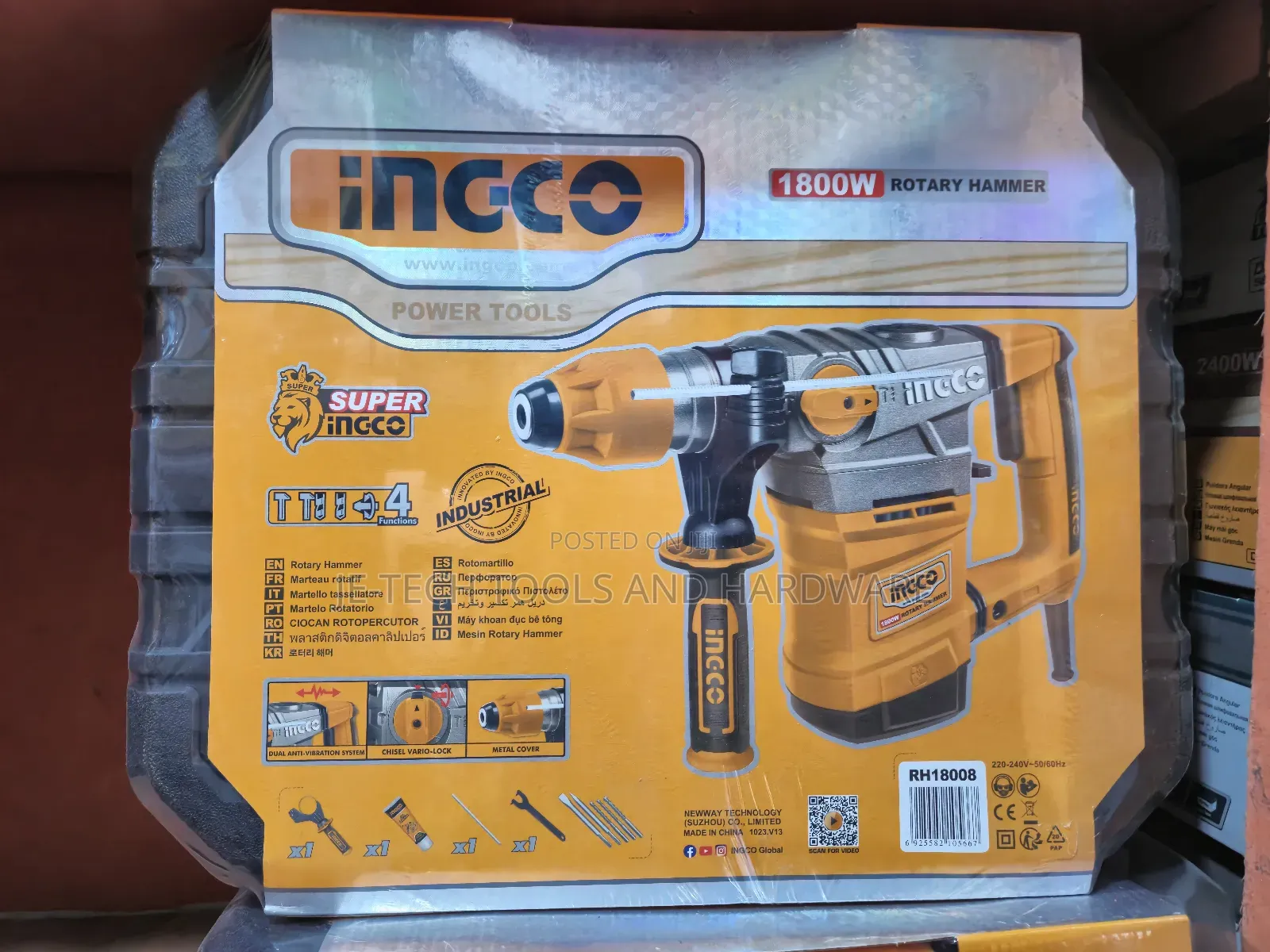 Ingco Rotary Hammer 1800W