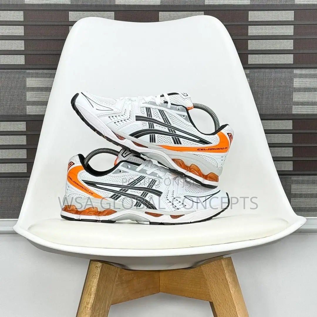 Asics Gel Kayano 14 White Orange