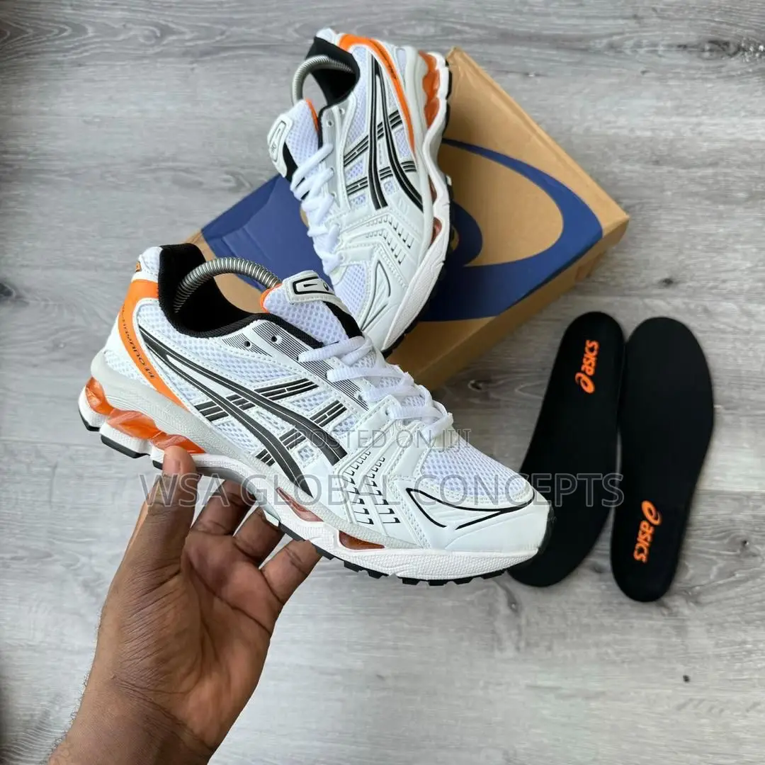 Asics Gel Kayano 14 White Orange