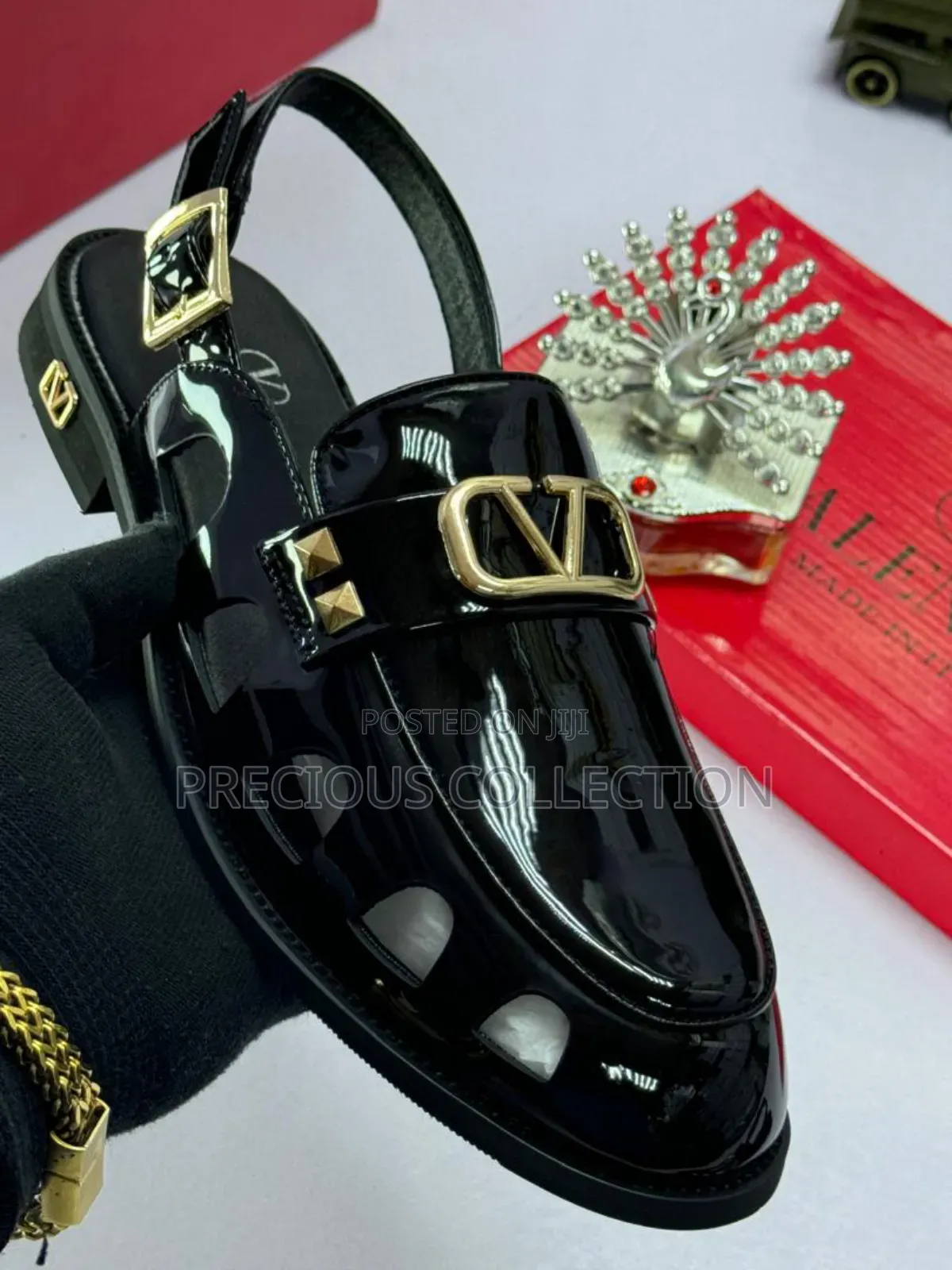 Men's Valentino Vintage Leather Sandals