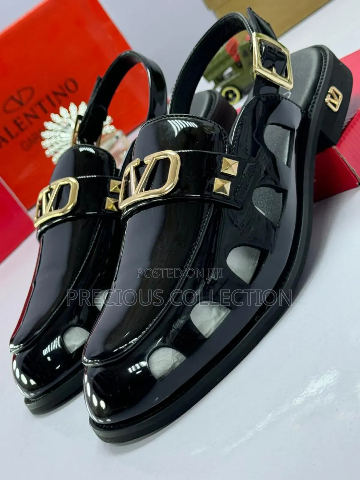 Men's Valentino Vintage Leather Sandals