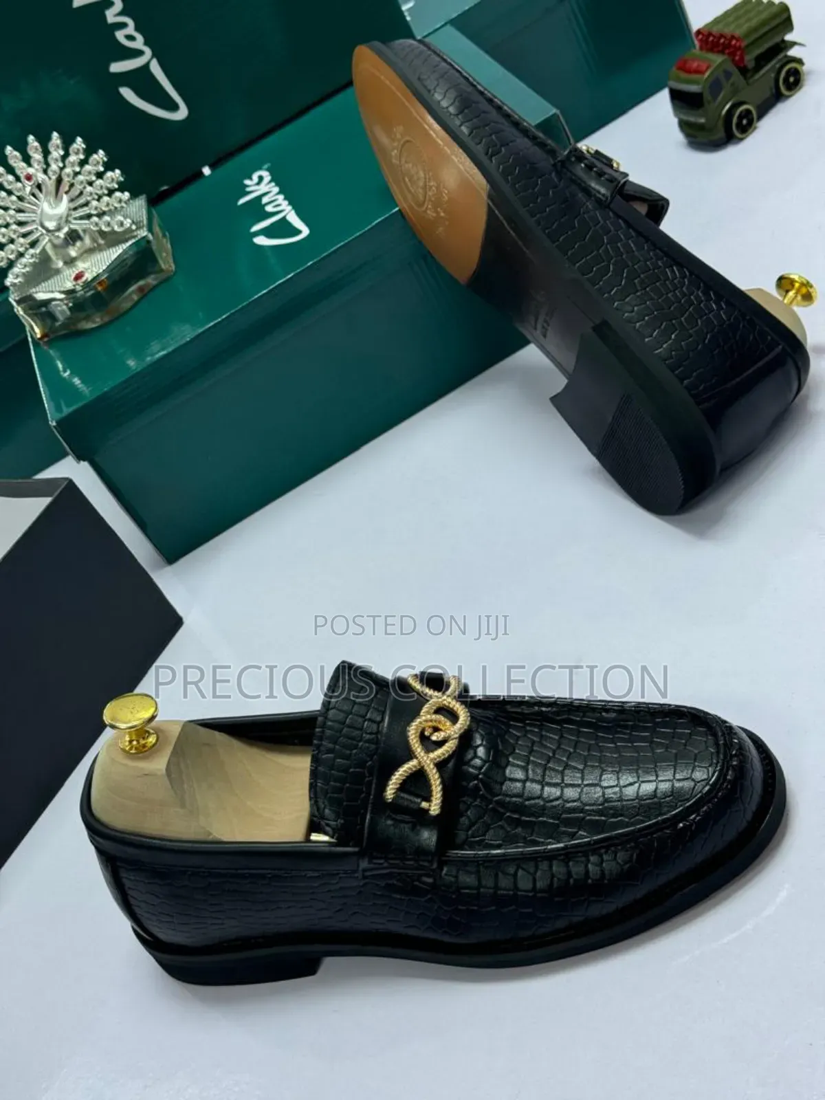 Men's Clark's Leather Coperate Chain Shoe