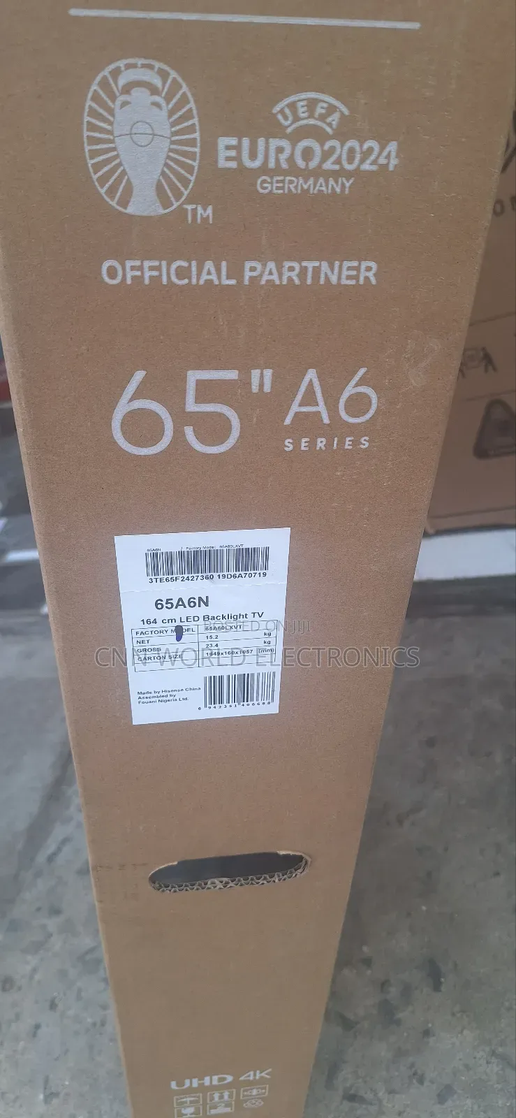Nen Hisense 65"Inche Uhd A6 Series Netflix Youtube App 65a6n