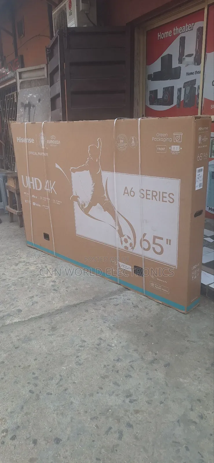 Hisense 65a6n 65"Inches Uhd Smart Flameless Netflix Youtube