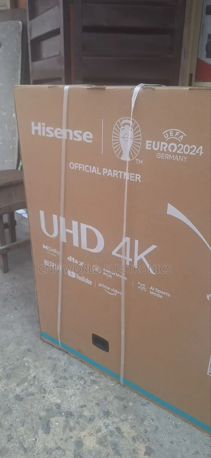 Hisense 65a6n 65"Inches Uhd Smart Flameless Netflix Youtube