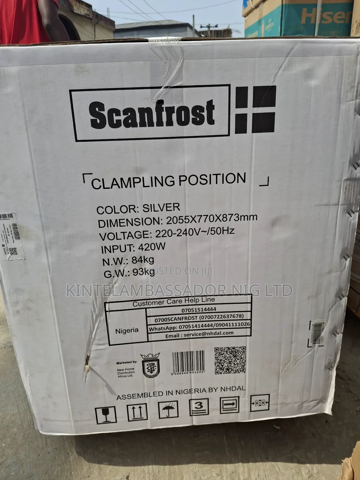 Scanfrost Double Double Inverter Freezer