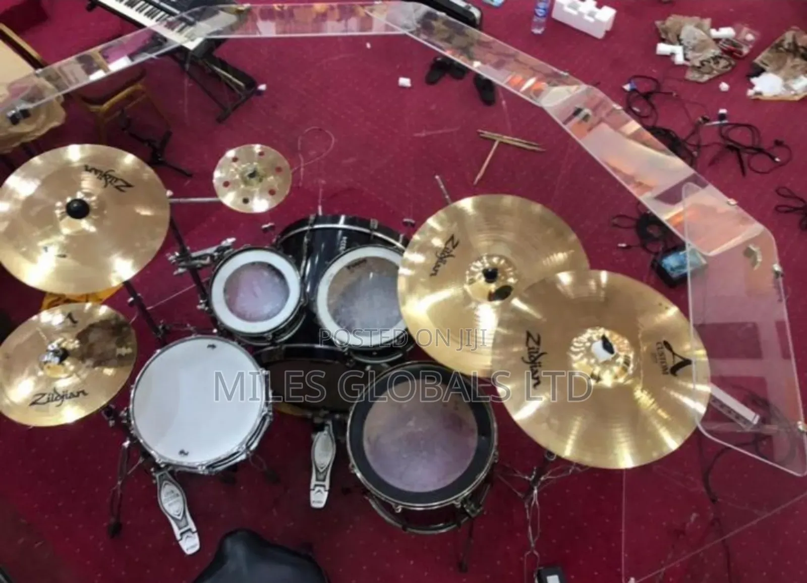 Acrylic Drum Shield 5 Panel