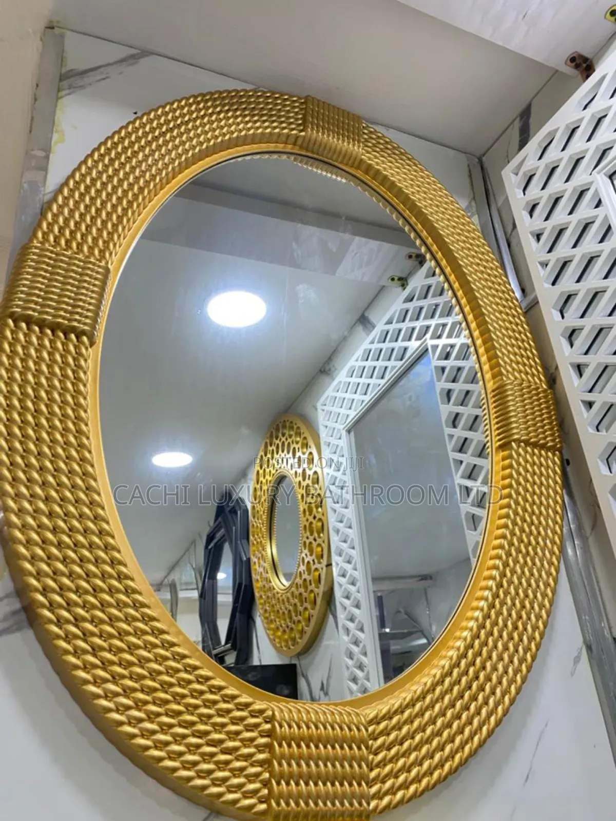 Black and Gold Mirror
