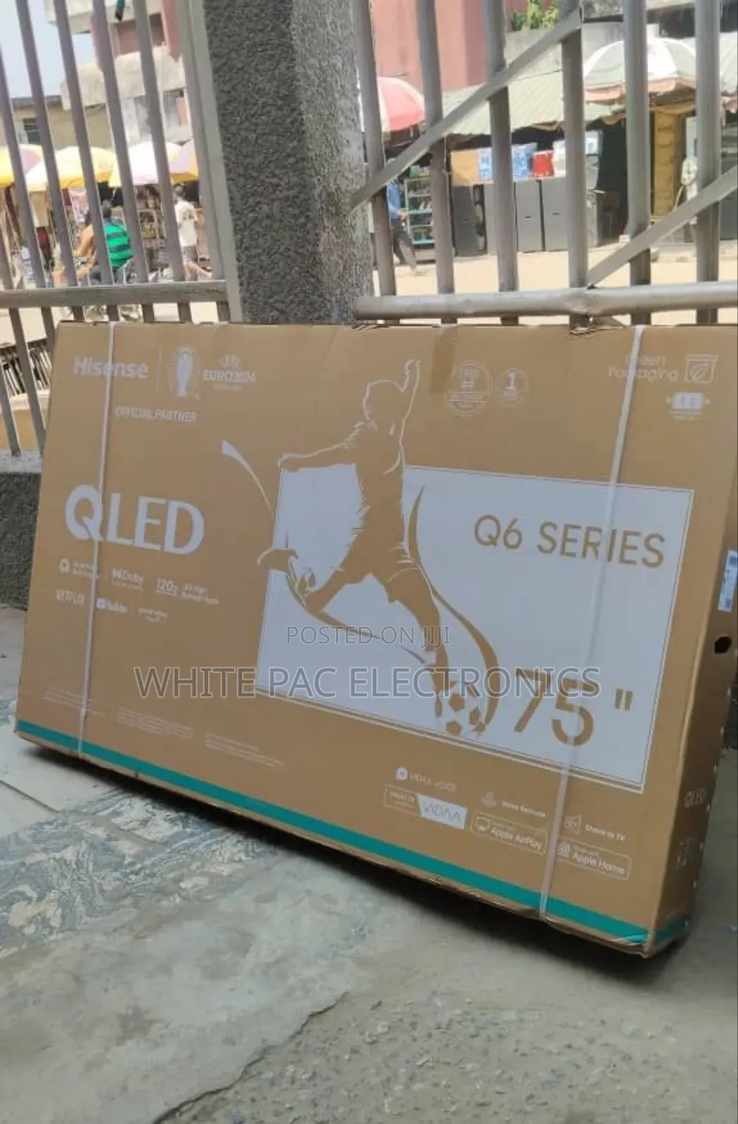 Hisense Qled 75"Inch Smart Tv High Quality> Netflix Youtube