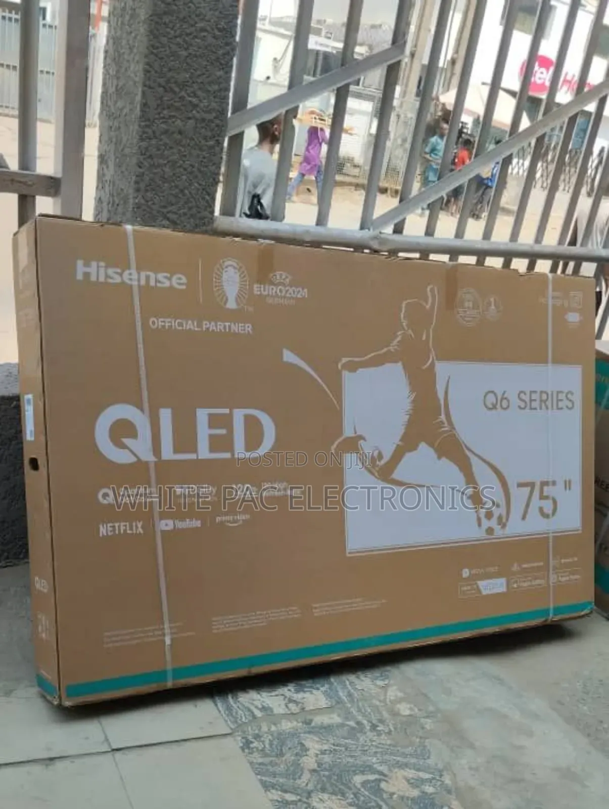 Hisense Qled 75"Inch Smart Tv High Quality> Netflix Youtube
