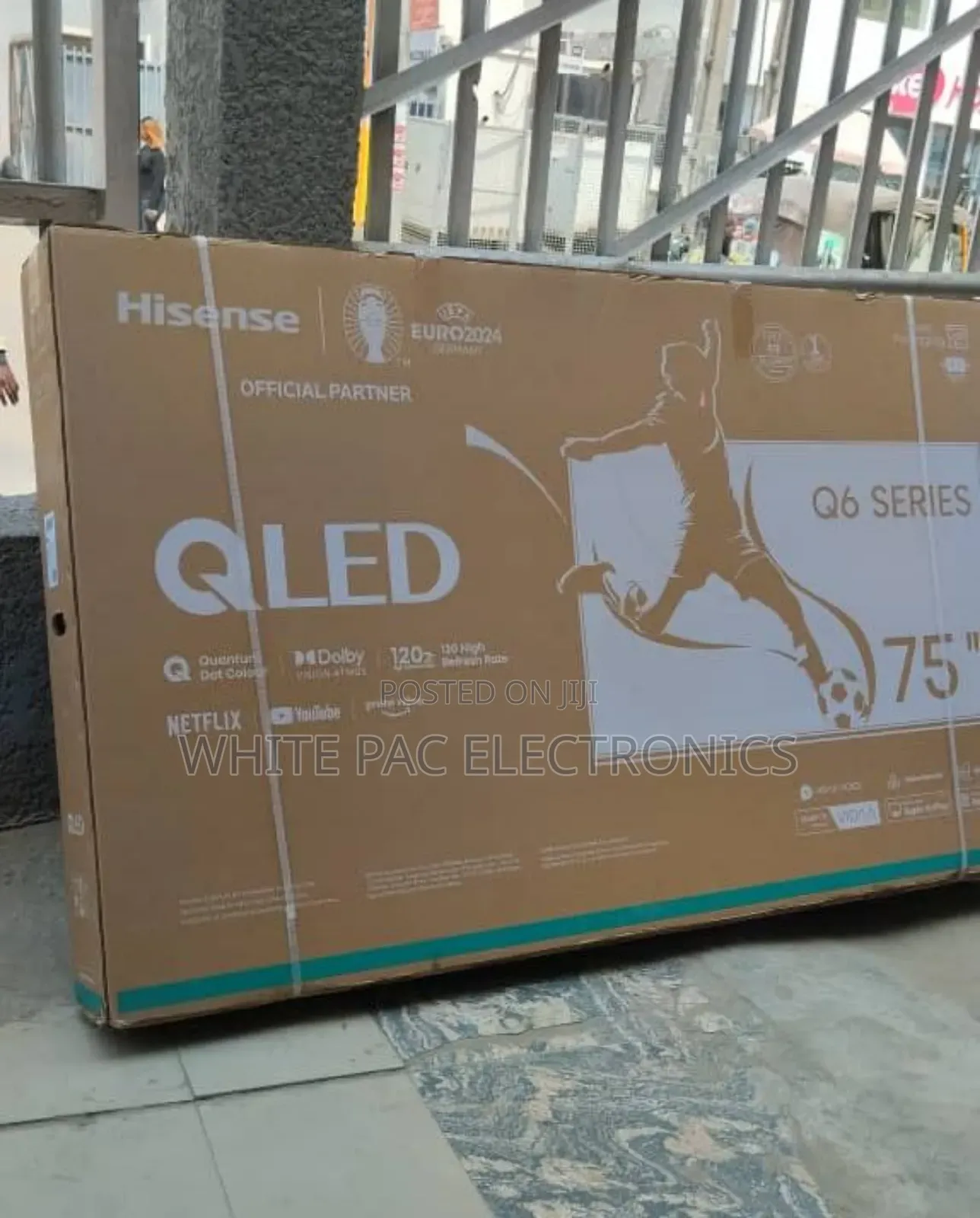 Hisense Qled 75"Inch Smart Tv High Quality> Netflix Youtube