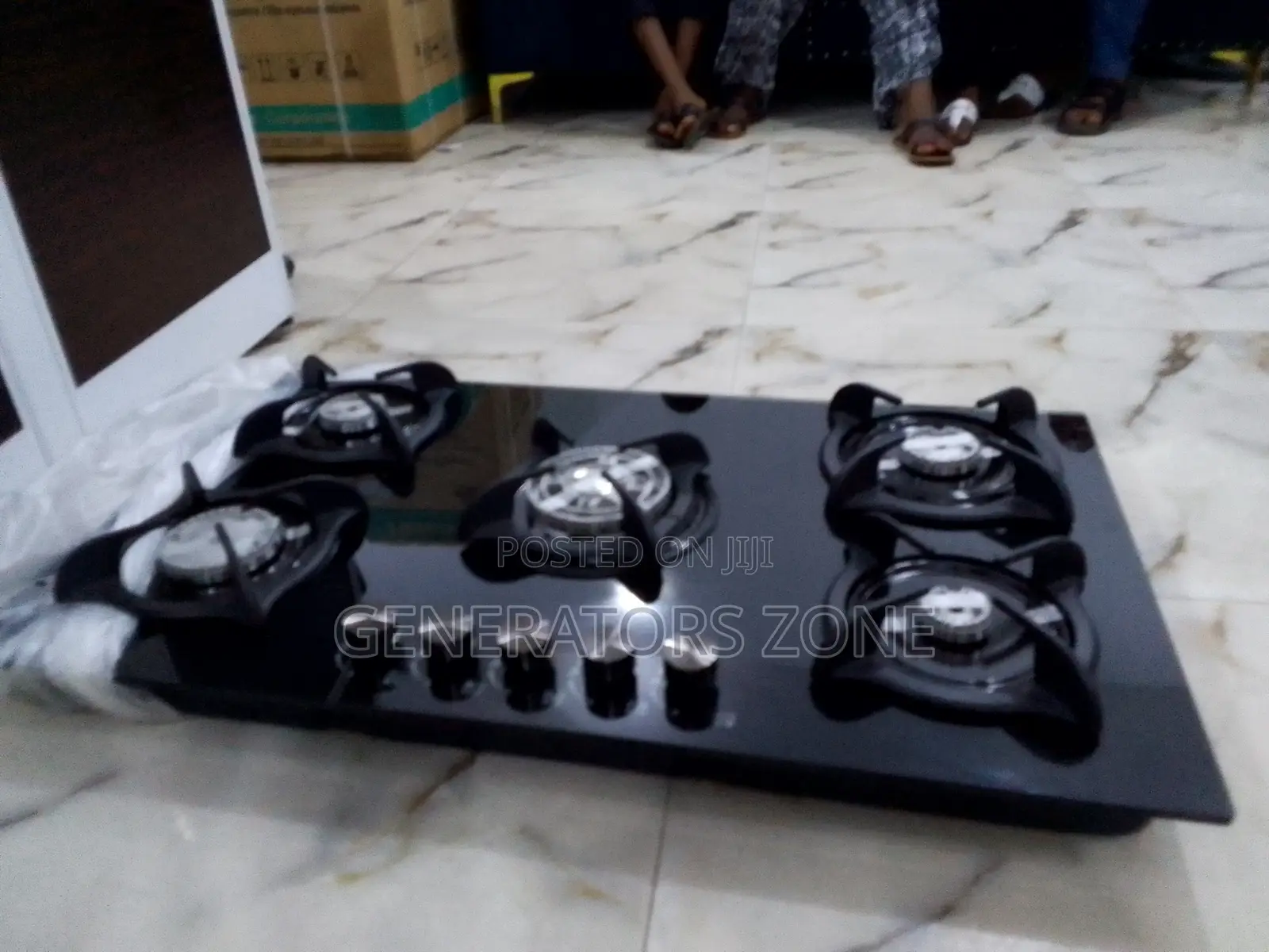 High-Power Pv-Ba8705agps(Built in 5 Burner Gas Hob)Black