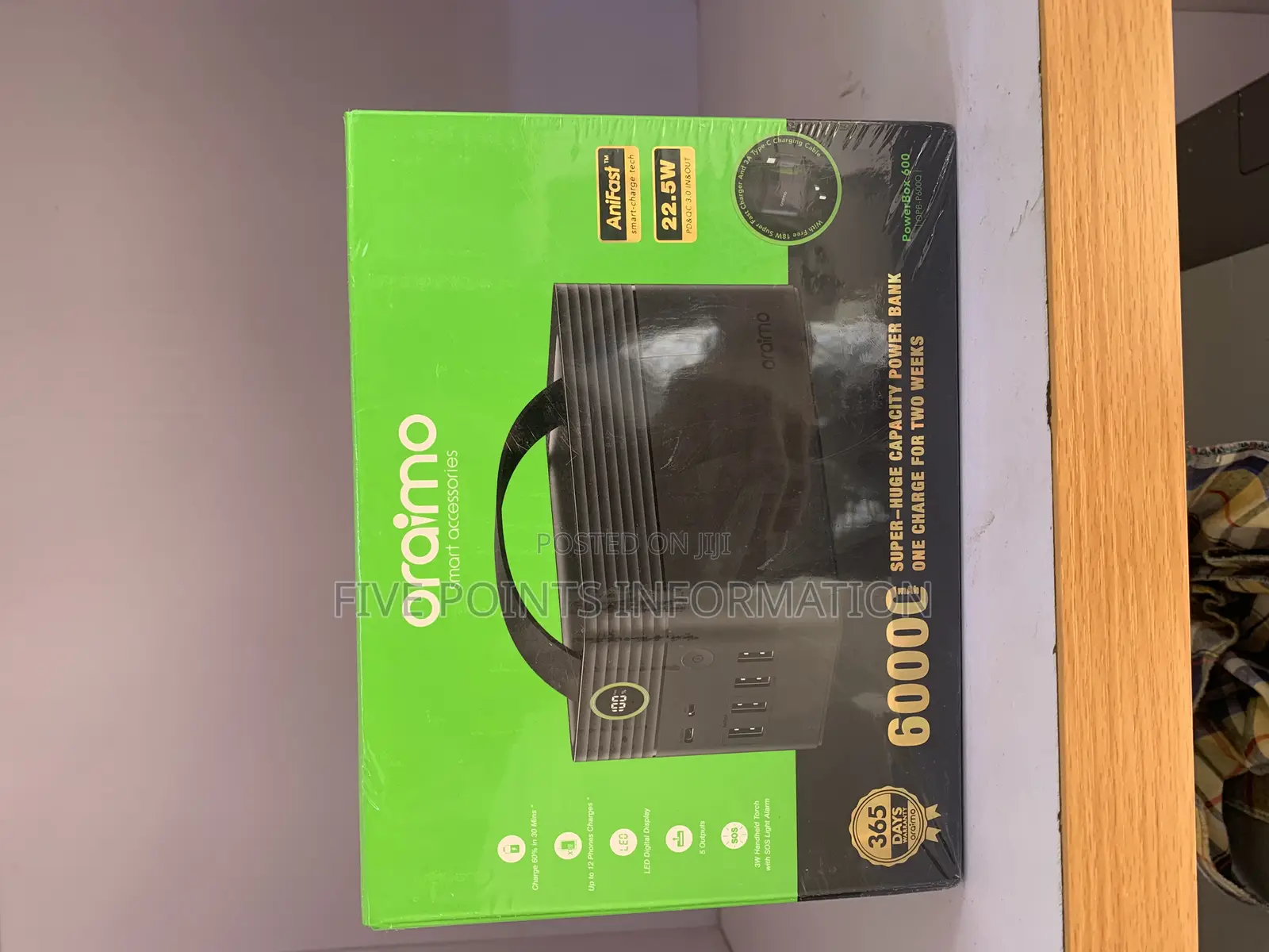 Oraimo 60,000 Mah Powerbank