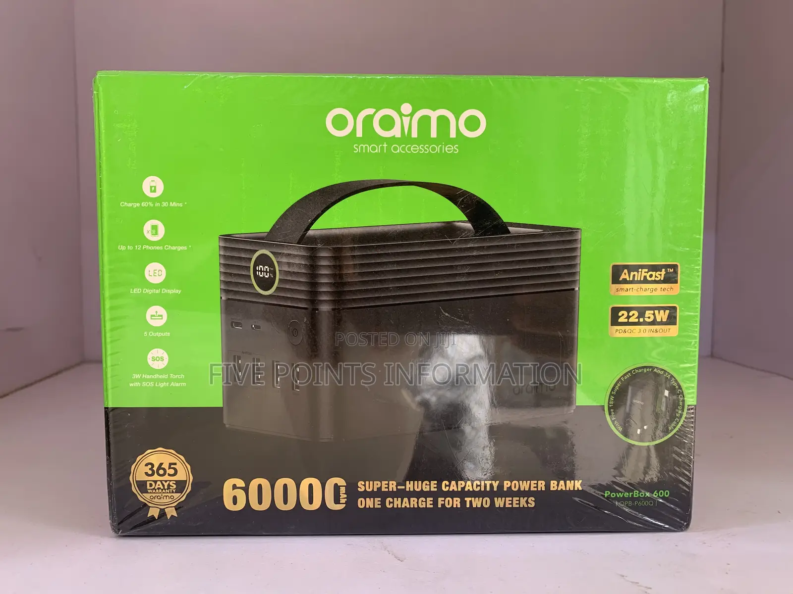 Oraimo 60,000 Mah Powerbank